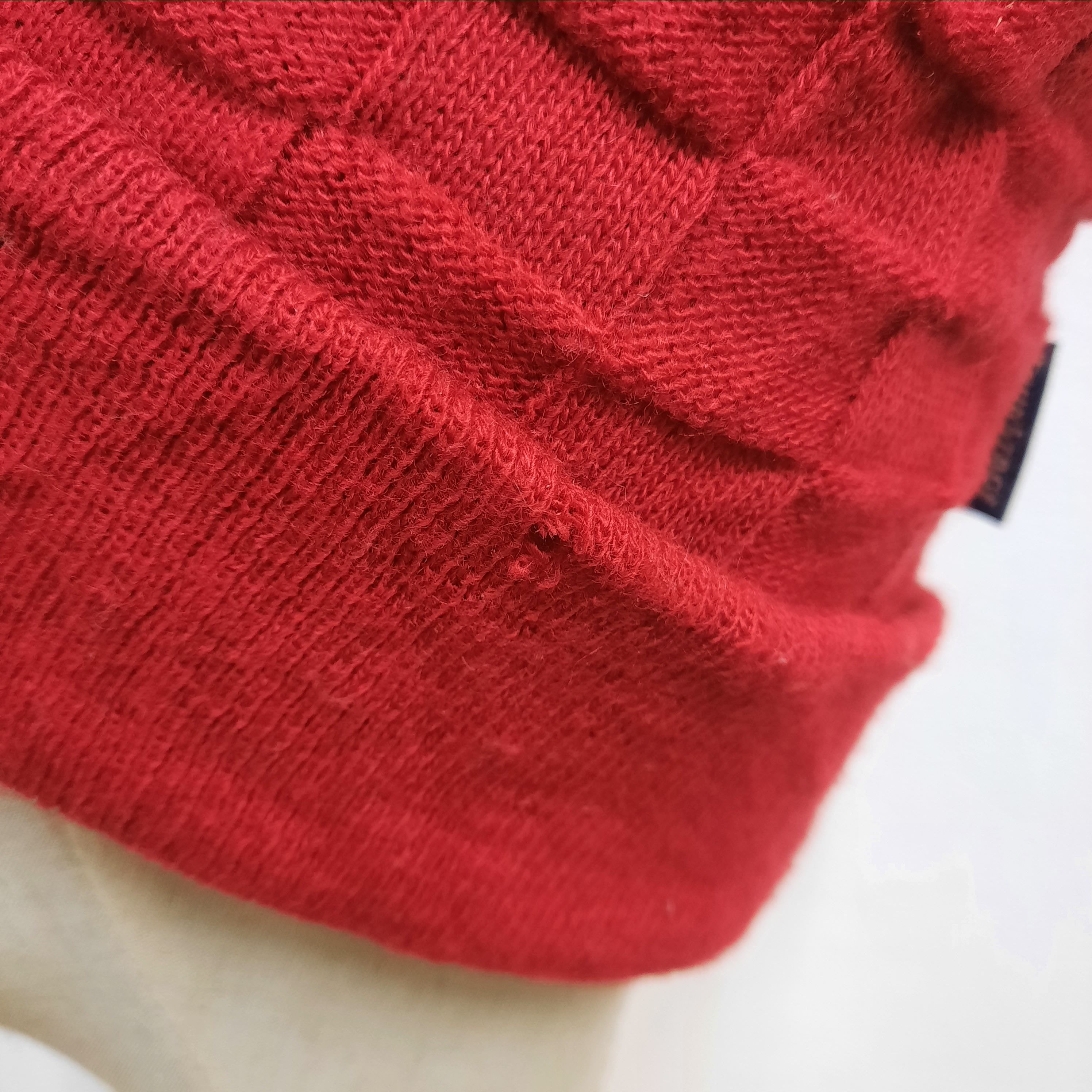 Japanese Brand 🔱 TourStage spellout checked beanie hat Size ONE SIZE - 5 Thumbnail