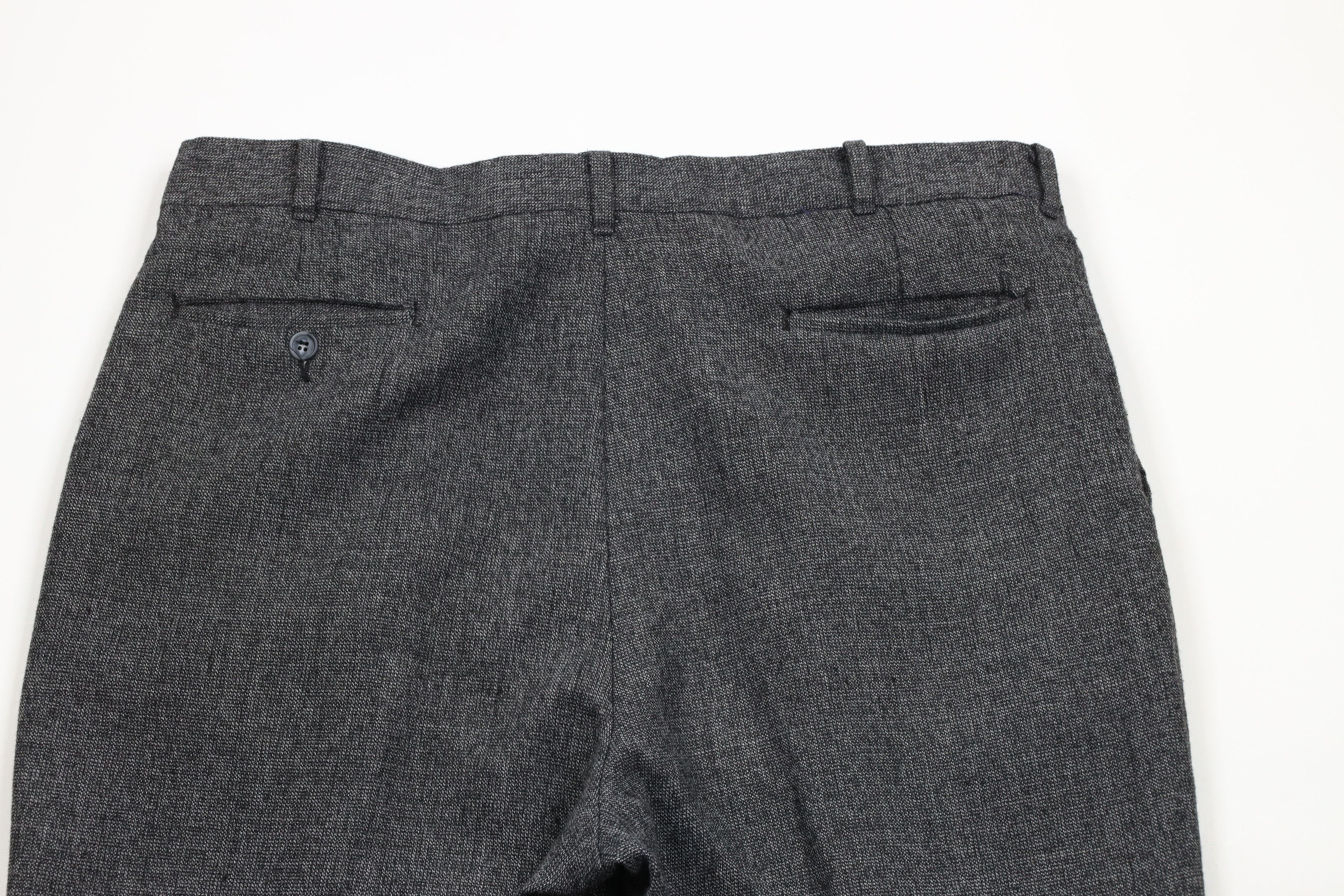 Vintage Vintage 70s Streetwear Wool Tweed Flared Chino Pants USA Size US 37 - 11 Thumbnail