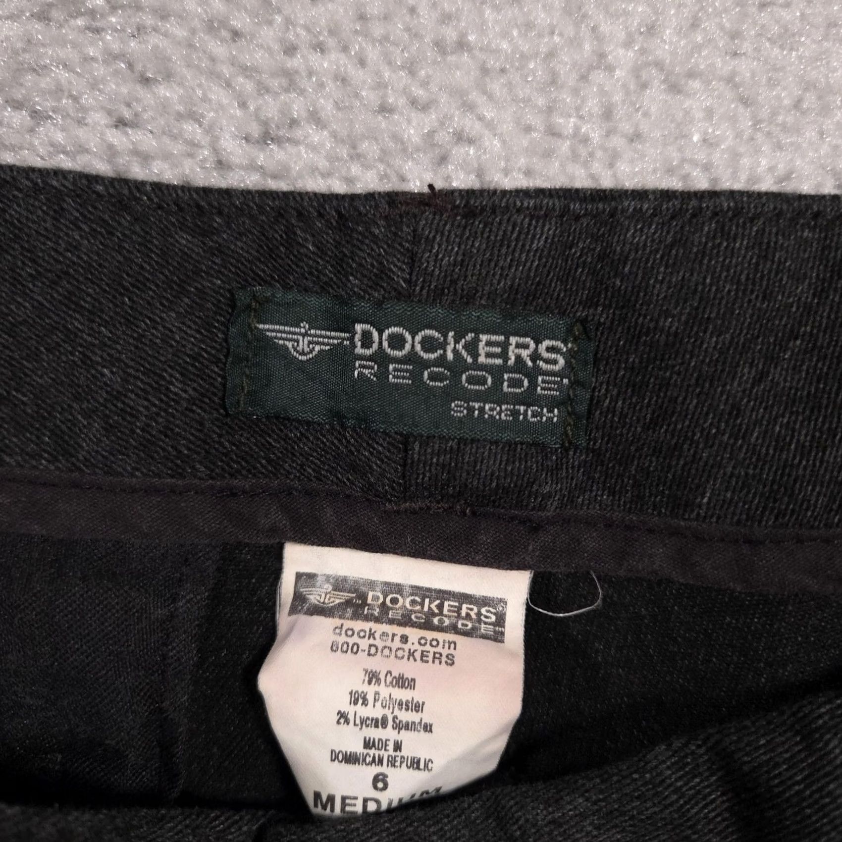 Dockers Dockers Pants Womens 6 Medium Gray Stretch Straight Dress Pants Career Recoded Cotton Blend Size 28" / US 6 / IT 42 - 4 Thumbnail