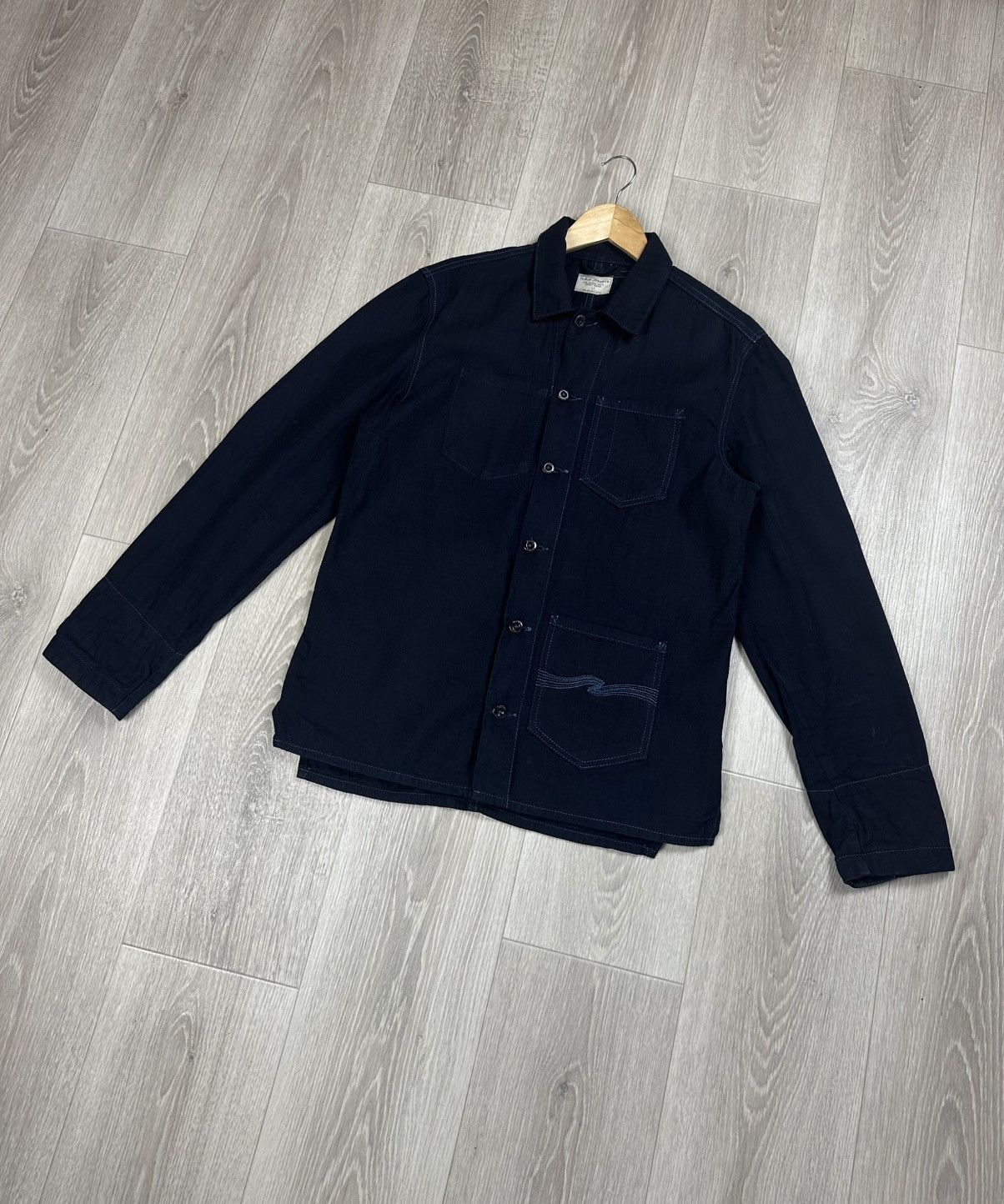 Nudie Jeans Nudie Jeans Tryggve Herringbone Denim Jacket shirt M Size US M / EU 48-50 / 2 - 3 Thumbnail