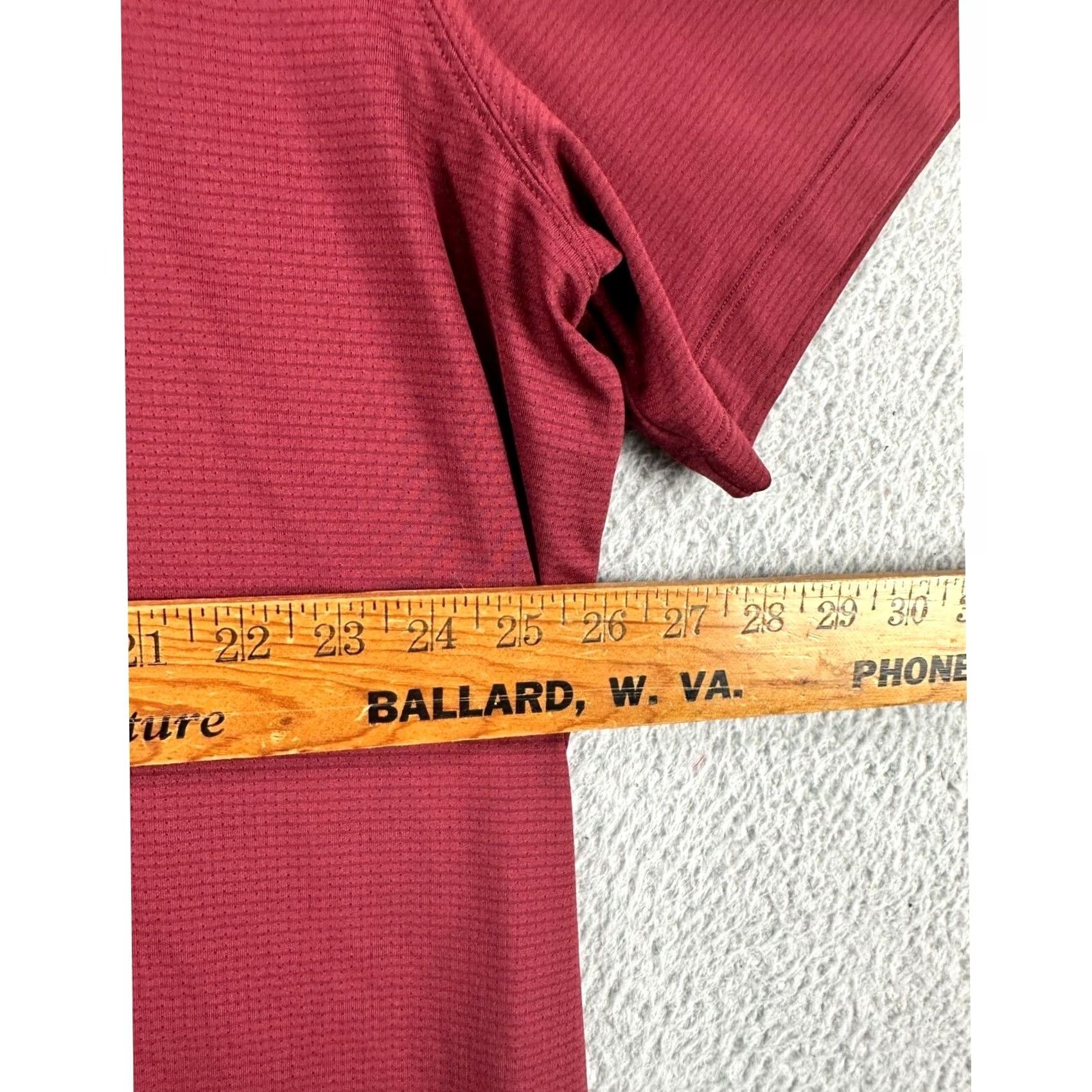 Duluth Trading Company Duluth Trading Co. Mens Polo Shirt 2XL Burgundy Standard Fit Short Sleeve Rugby Size US XXL / EU 58 / 5 - 6 Thumbnail
