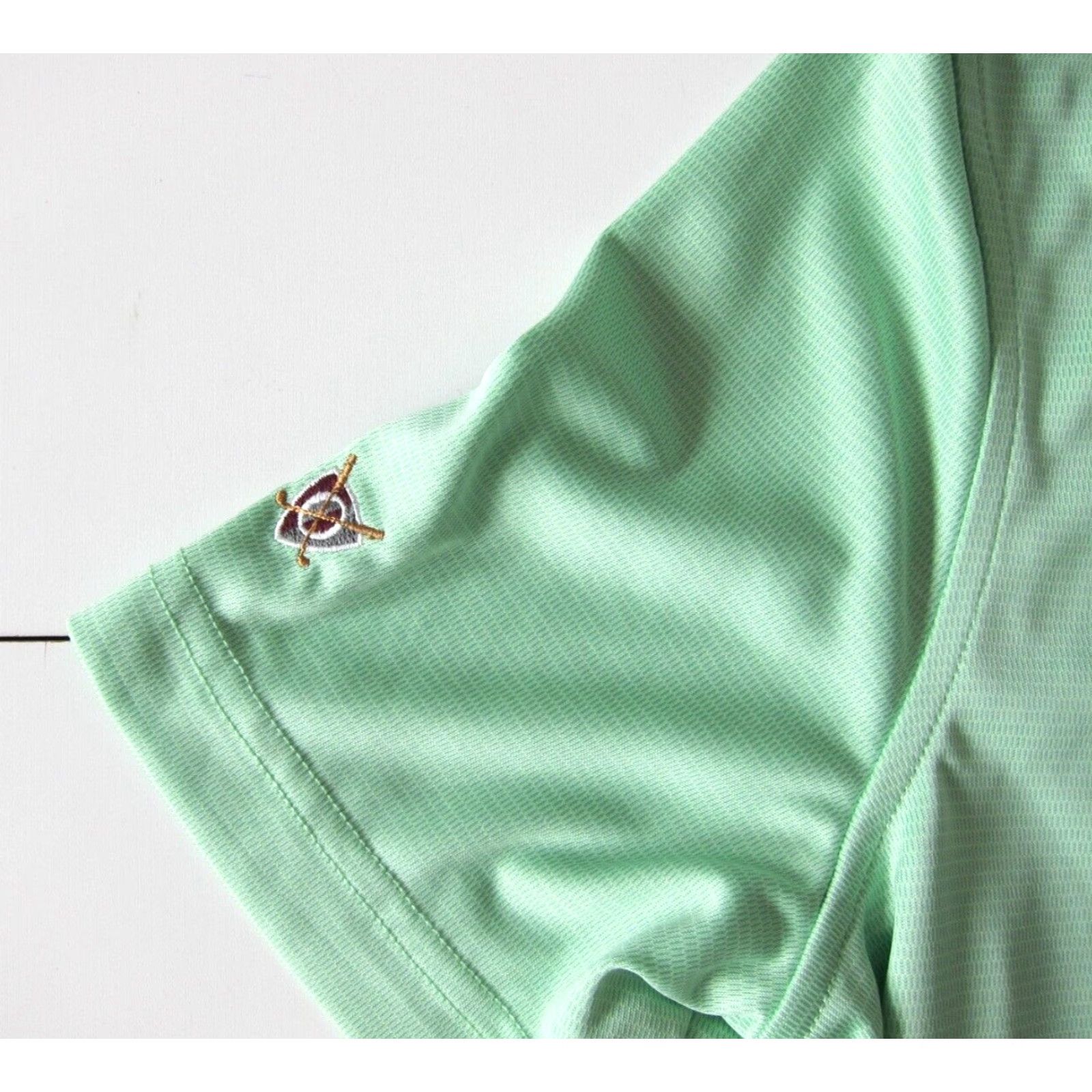 Vintage NWT Oxford Golf Polo Shirt Women M Mint Green World Golf Championships Short Sleeve Blouse Size M / US 6-8 / IT 42-44 - 6 Thumbnail