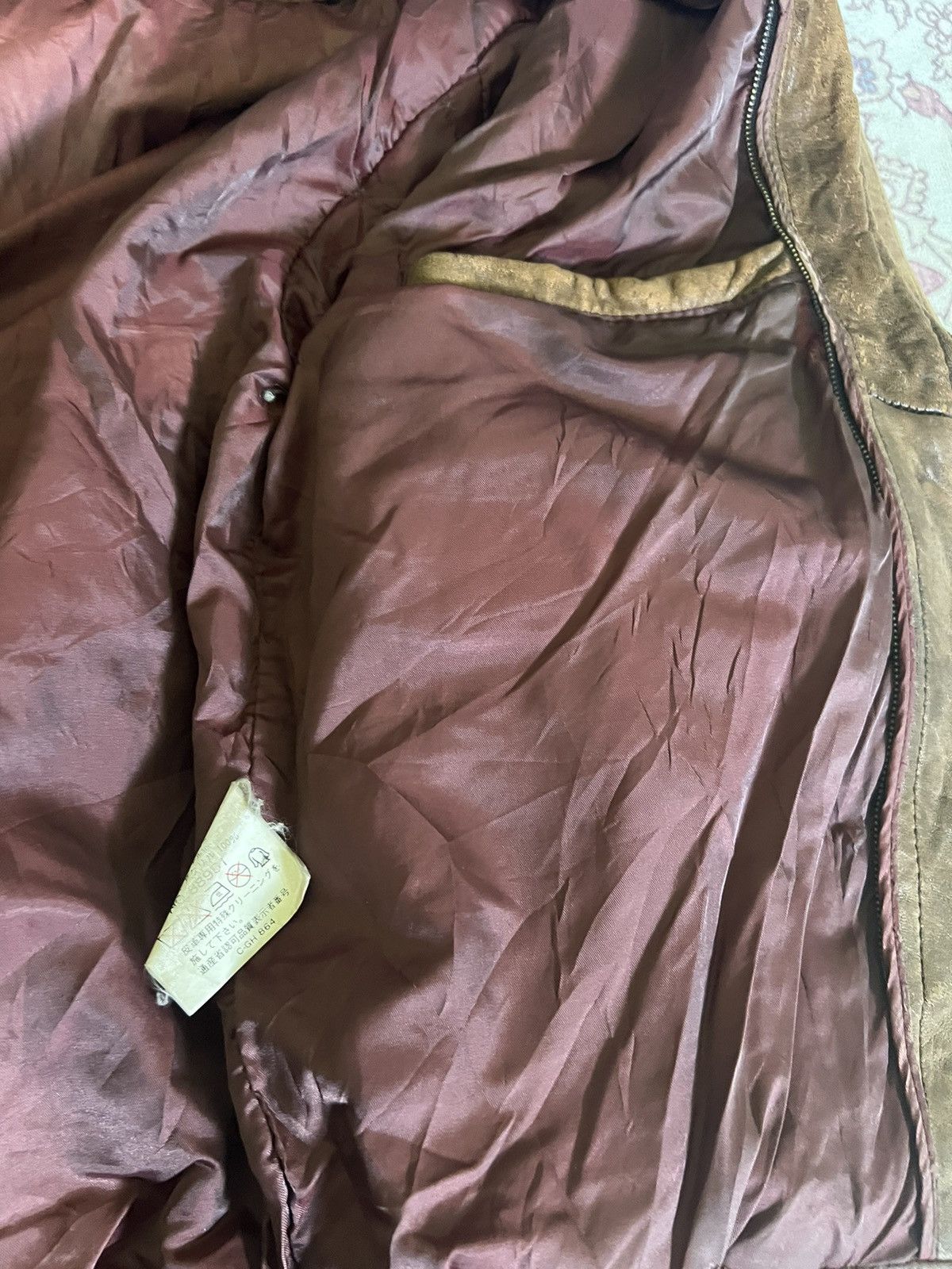 Japanese Brand Leather Jacket Very Rare. (GJ36) Size US L / EU 52-54 / 3 - 16 Thumbnail