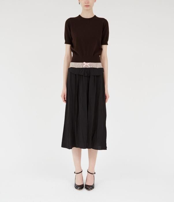 Maison Margiela o1bcso1str0526 Anonymity-of-the-lining Midi Skirt in Black Size 27" / US 4 / IT 40 - 9 Thumbnail