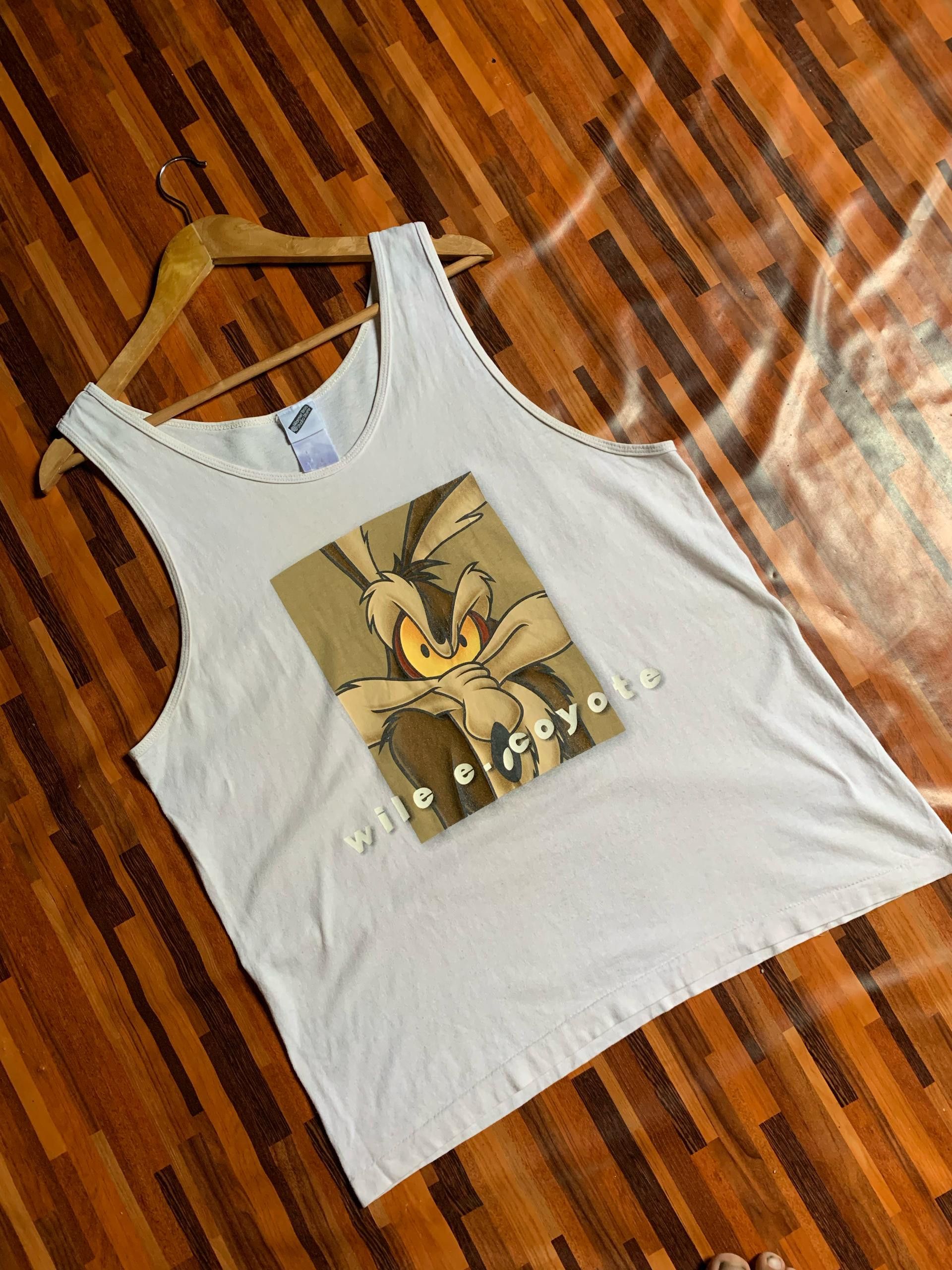Vintage usa VINTAGE 1999 WILE E. COYOTE CARTOON T SHIRT WARNER BROS Size US L / EU 52-54 / 3 - 1 Thumbnail