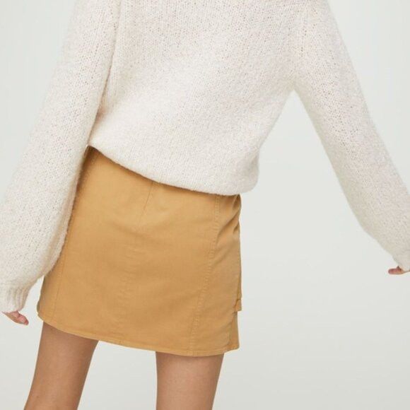 Aritzia Aritzia Sunday Best Women's Mini Skirt Draped ruffles Size 27" / US 4 / IT 40 - 9 Thumbnail