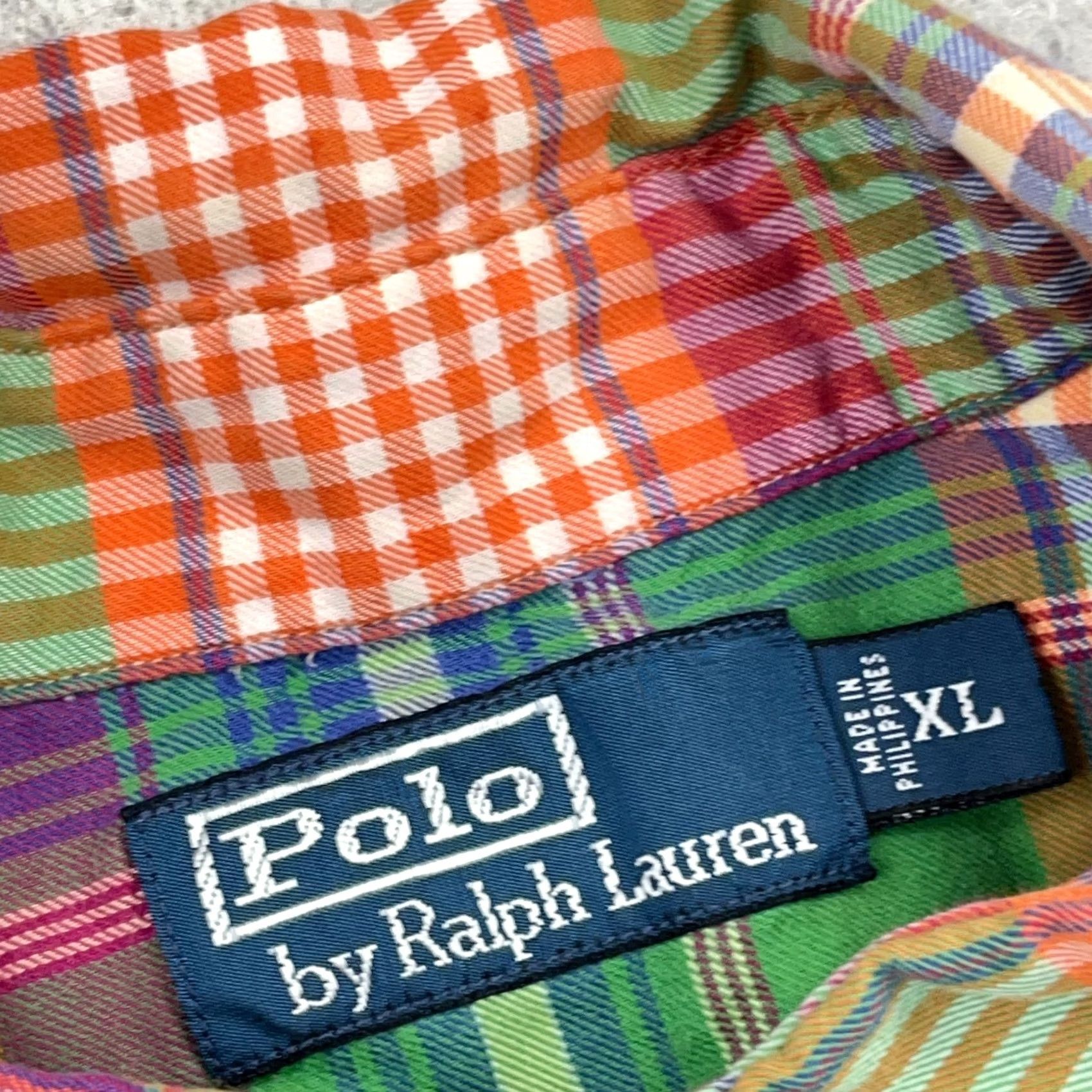 Polo Ralph Lauren Polo Ralph Lauren Button-Up Shirt XL Multicolor Plaid Flannel Embroidered Logo Pocket Button-Down Long Sleeve Men Size US XL / EU 56 / 4 - 6 Thumbnail
