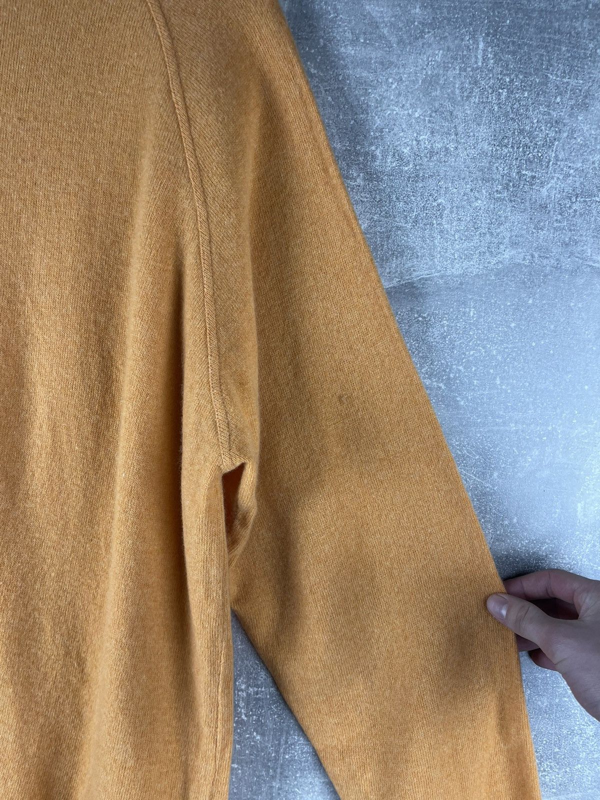 Other Della Ciana Supergeelong Merino Wool Sweater Camel Brown Size US L / EU 52-54 / 3 - 8 Thumbnail