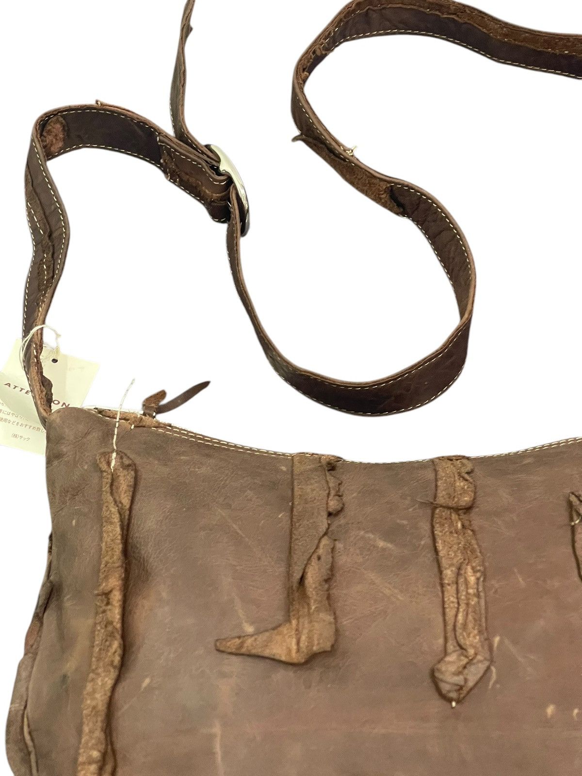 Genuine Leather New Full Leather Patchwork Sac.co Japan Cross Body Bag 1🟩3 Size ONE SIZE - 17 Thumbnail
