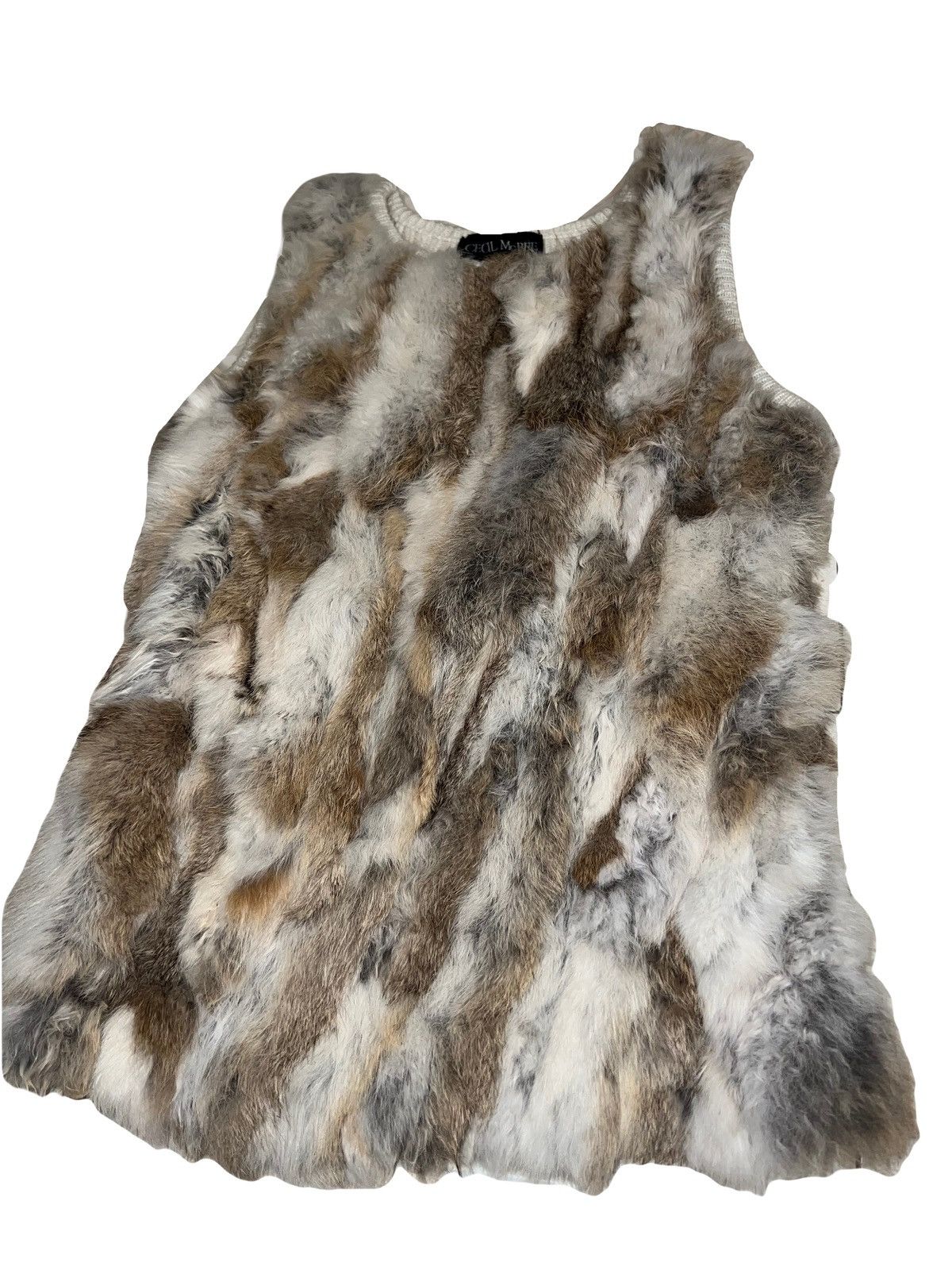 Japanese Brand CECIL McBEE rabbit fur tank top 🧝🏻‍♀️➕ Size M / US 6-8 / IT 42-44 - 4 Thumbnail