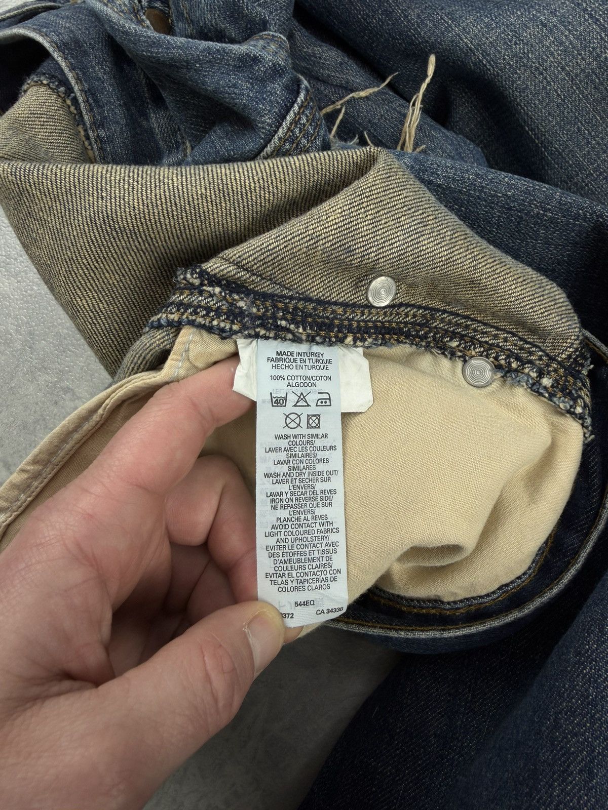 FCUK FCUK Jeans Distressed Flare Blue Denim Jeans Y2K Size 32 Size US 32 / EU 48 - 15 Thumbnail