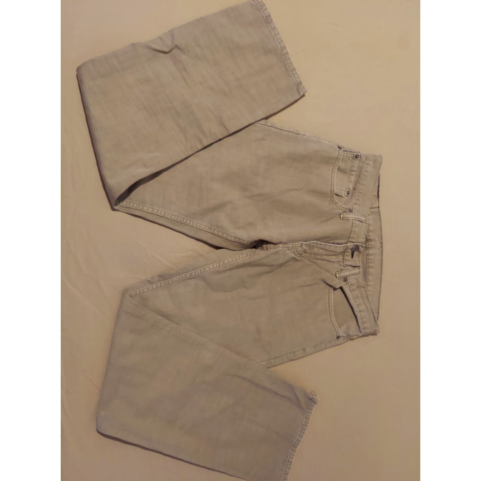 Levi's VINTAGE Levis 514 Jeans Slim Straight 32x32 Beige Denim Pants Mens Jeans Slim Stretch Regular 32 Mens Size US 32 / EU 48 - 5 Thumbnail