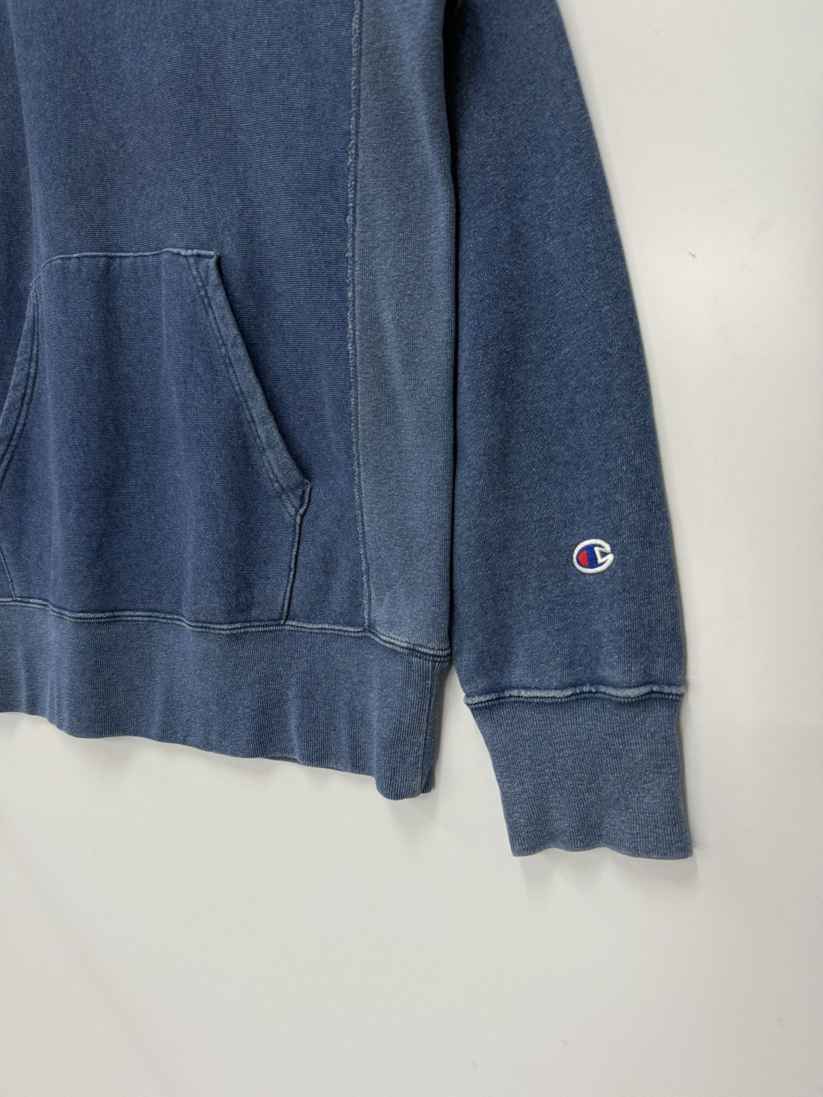 Champion × Hypebeast 🔥 Champion Reverse Weave Indigo Blue Sweat Hoodie - M Size M / US 6-8 / IT 42-44 - 2 Thumbnail