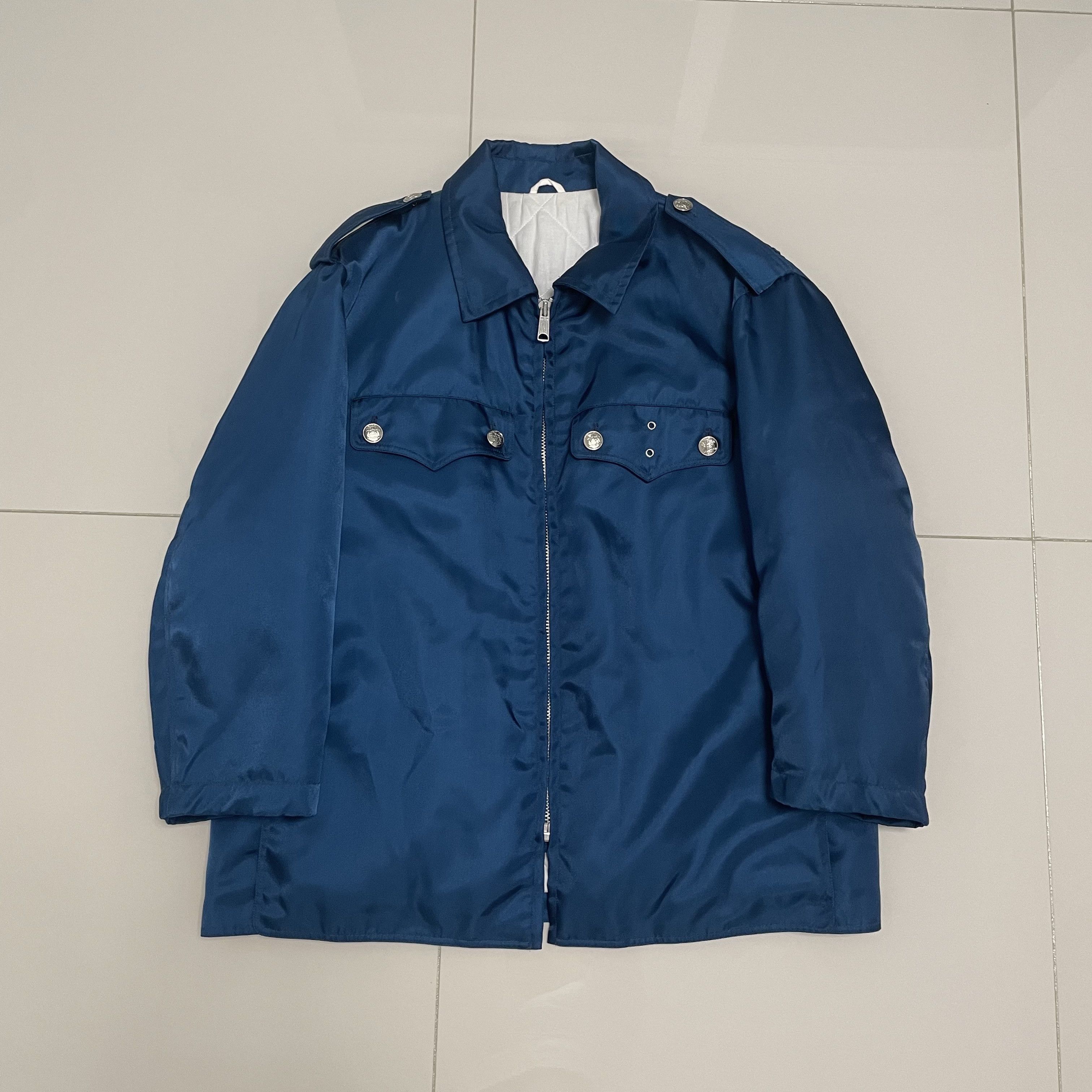 image of Calvin Klein 205W39Nyc Police Jacket in Blue, Men's (Size XL)