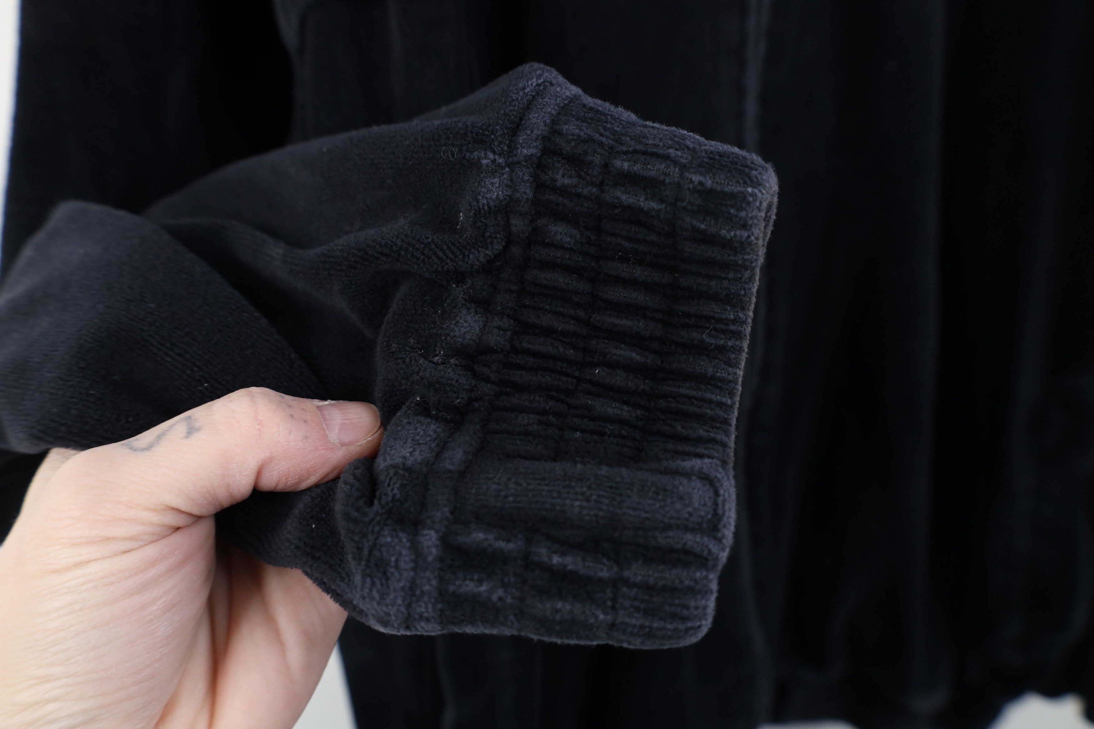 Southpole Vintage 90s Y2K Southpole Spell Velvet Velour Jacket Black Size US XL / EU 56 / 4 - 8 Thumbnail