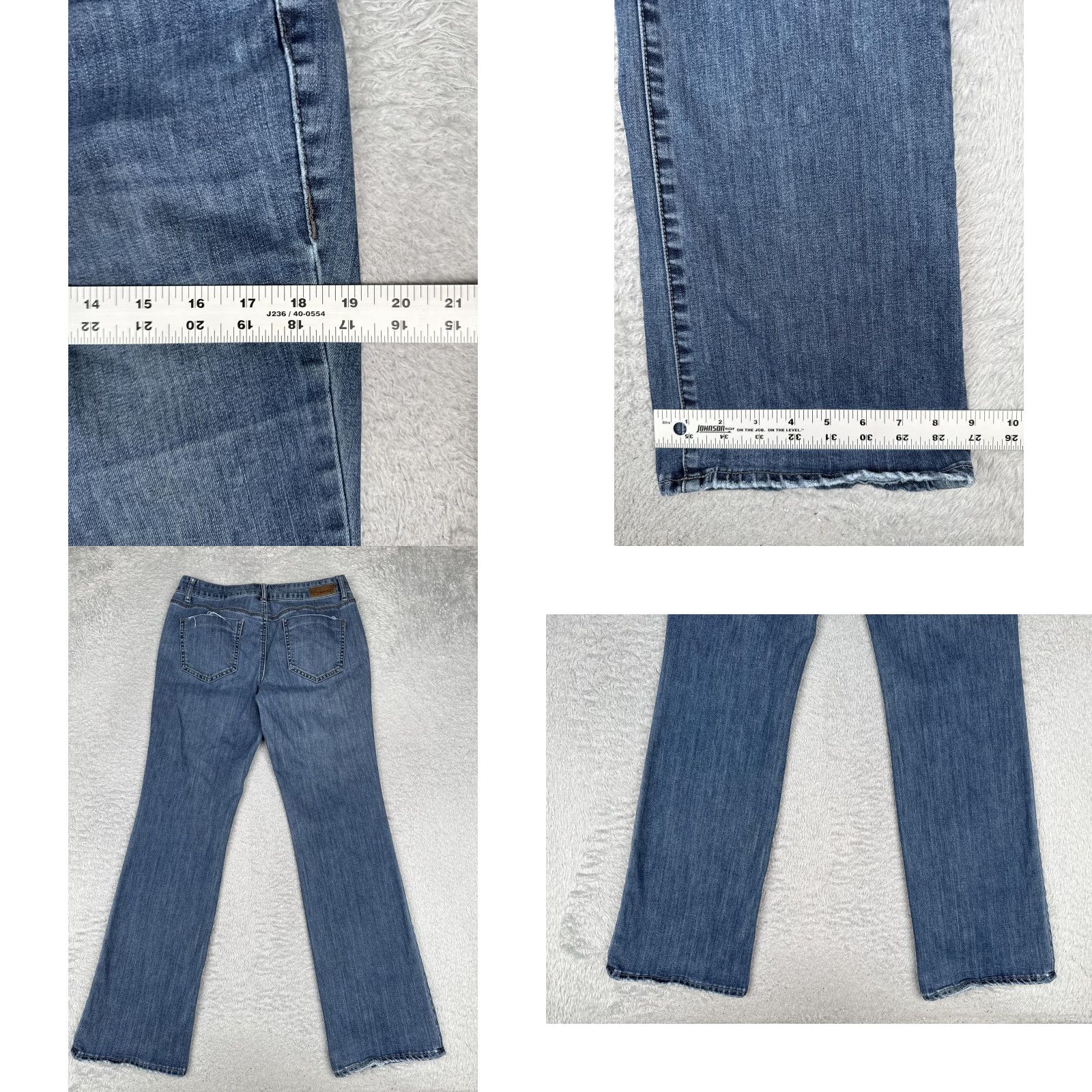 Vintage New York & Company Jeans Soho Boot bootcut Womens 8 Blue Med Wash 30x32 Denim Regular 5-Pocket Mens? Size 30" / US 8 / IT 44 - 9 Thumbnail