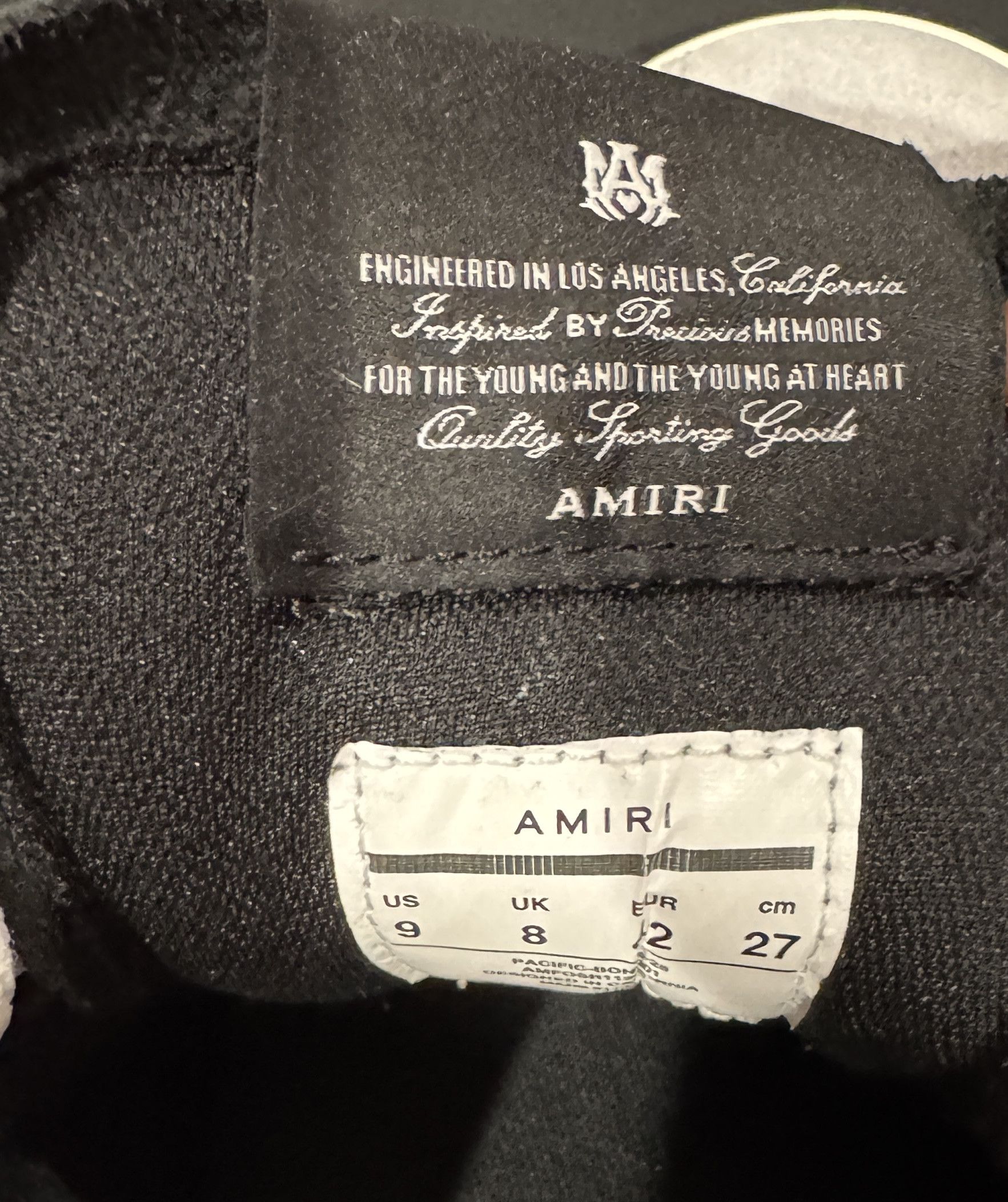 Amiri AMIRI PACIFIC BONES SNEAKERS SIZE 42 Size US 9 / EU 42 - 9 Thumbnail