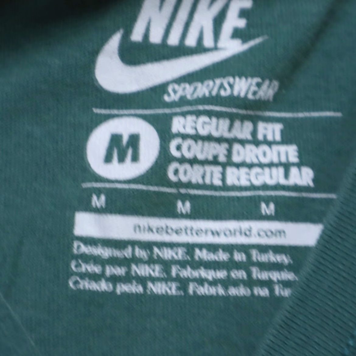 Nike Nike Sportswear Large Logo Solid T-Shirt Green Men's M Size US M / EU 48-50 / 2 - 5 Thumbnail