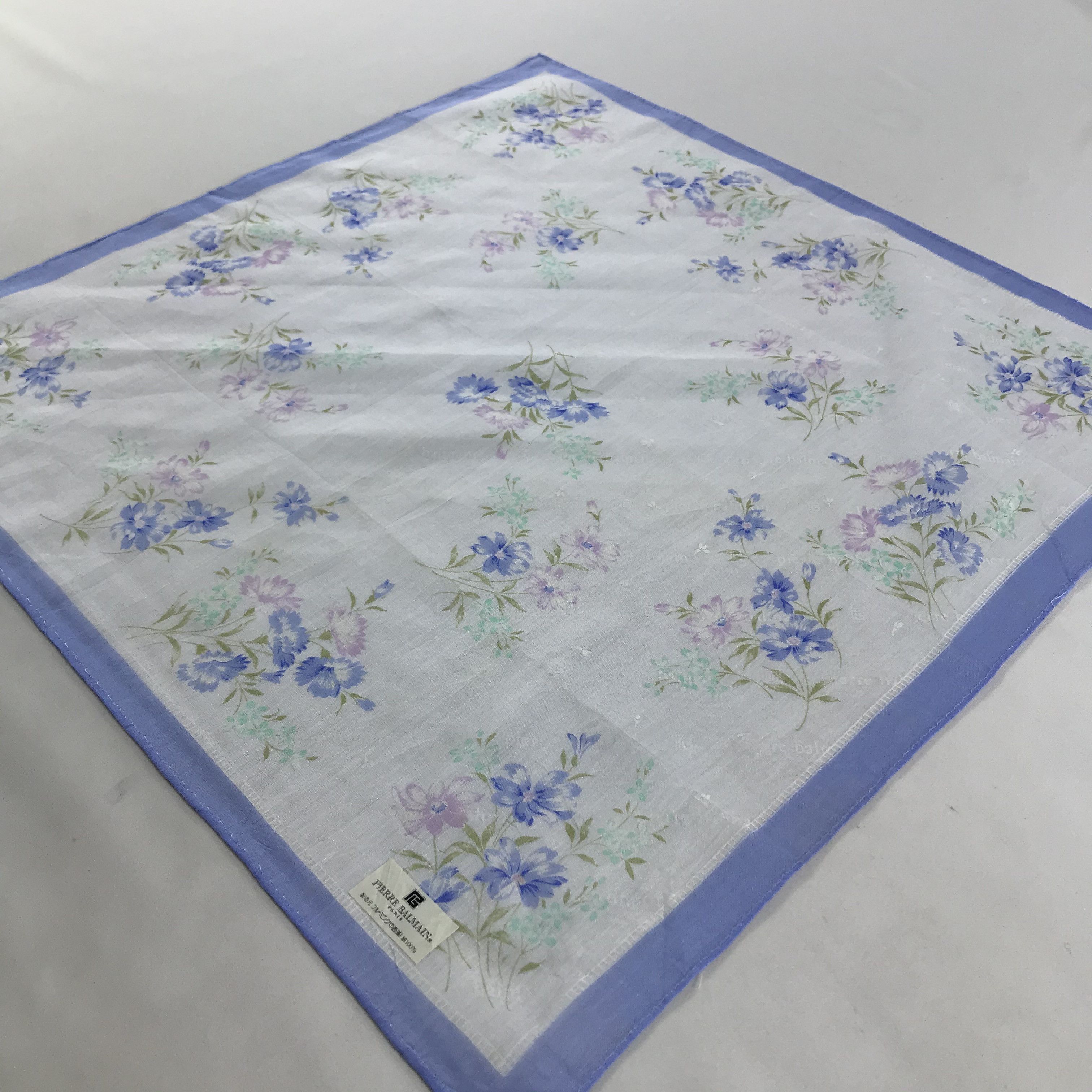 Pierre Balmain × Vintage Pierre Balmain Bandana / Handkerchief / Neckerchief - S1254 Size ONE SIZE - 2 Thumbnail