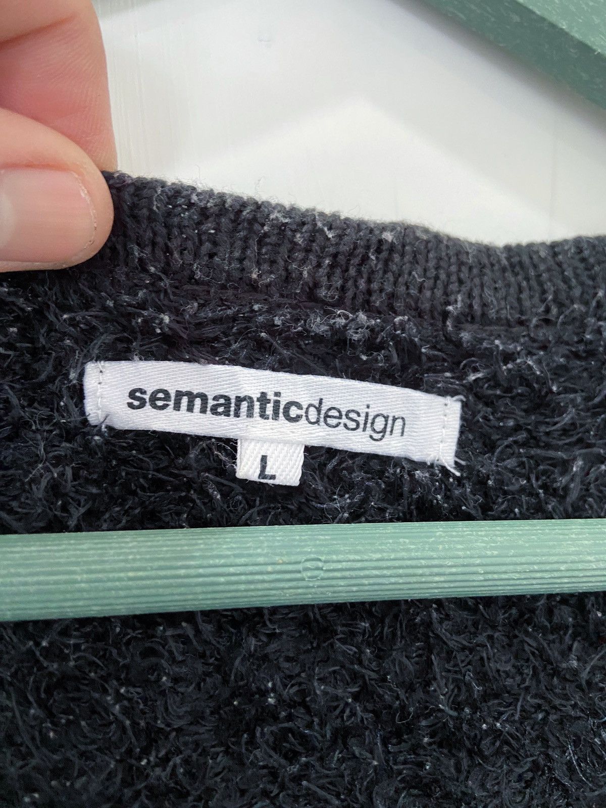 semanticdesign SEMANTIC DESIGN MOHAIR KNIT Size US XL / EU 56 / 4 - 5 Thumbnail