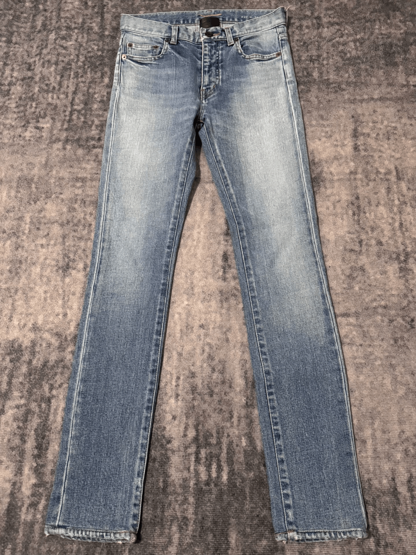Saint Laurent Paris Saint Laurent Light Blue Denim Pants Size US 26 / EU 42 - 1 Thumbnail