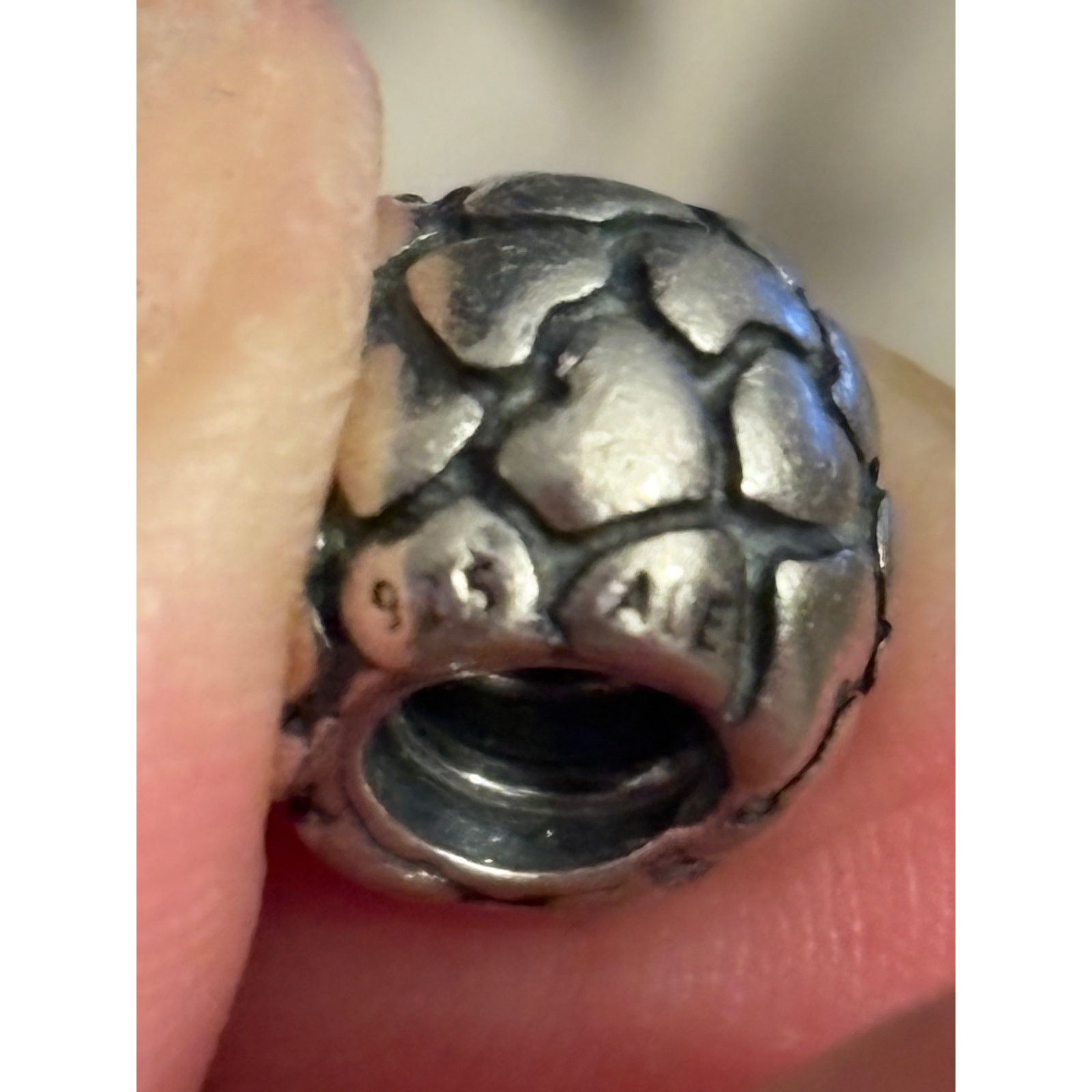 pandora Pandora ALE 925 Sterling Silver Charm with hearts Size ONE SIZE - 3 Thumbnail