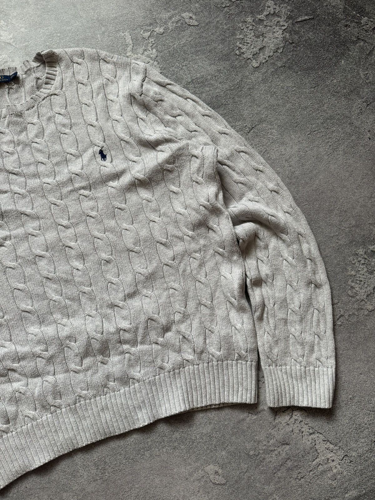 Polo Ralph Lauren Polo Ralph Lauren XL cable knit sweater jumper pullover Size US XXL / EU 58 / 5 - 6 Thumbnail