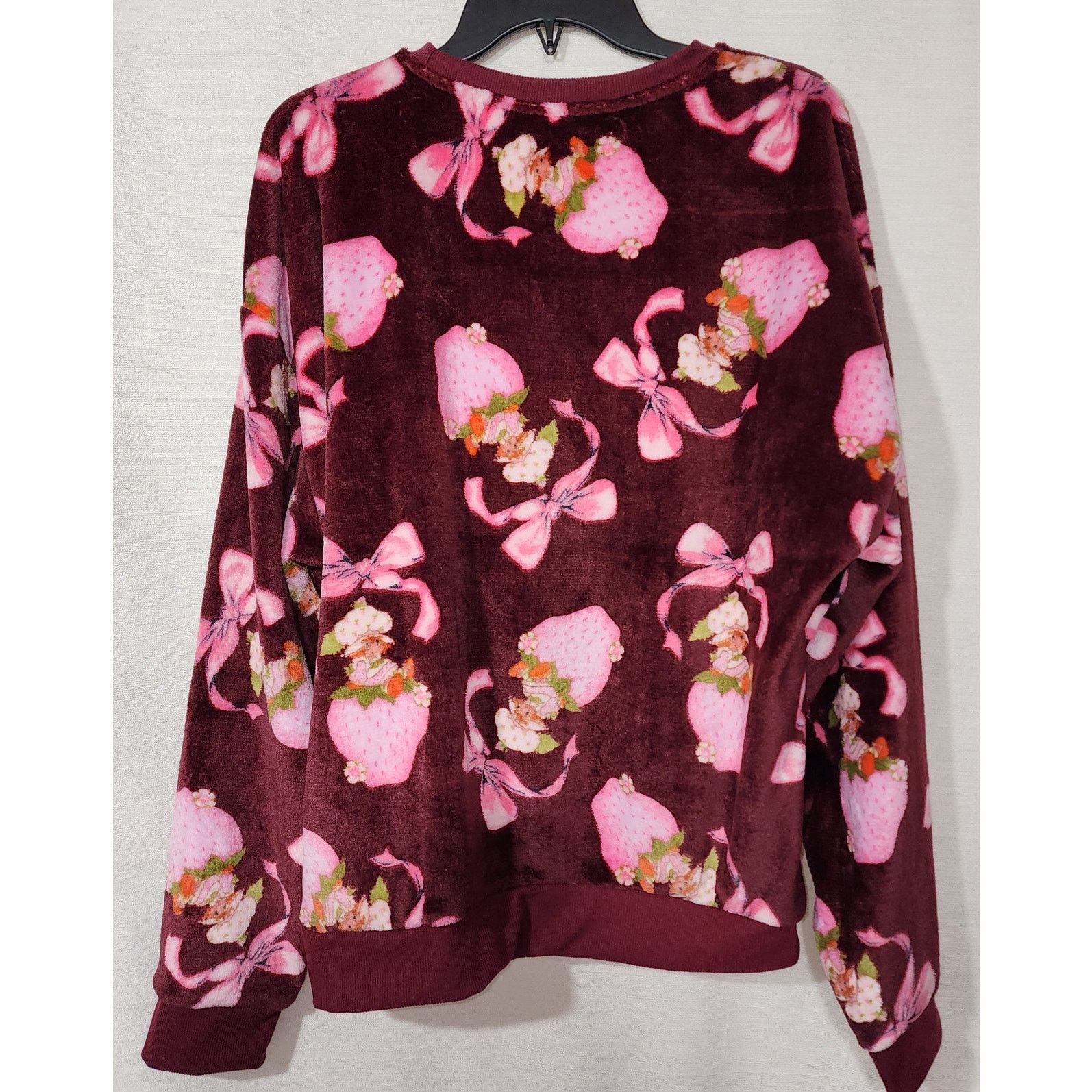 Strawberry Strawberry shortcake fleece sweatshirt women's size Large Size L / US 10 / IT 46 - 4 Thumbnail