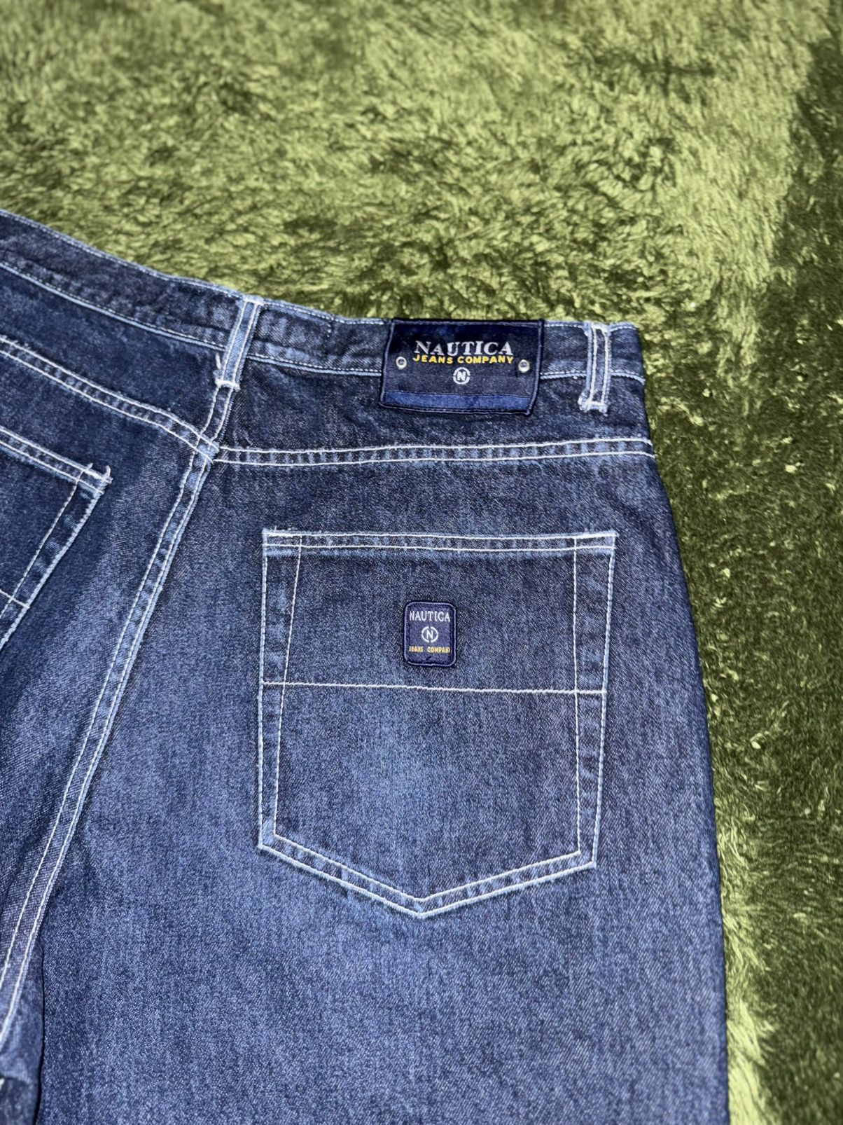 Nautica [38] 00s Nautica USA Loose Straight Cropped Denim Pants Size US 38 / EU 54 - 9 Thumbnail