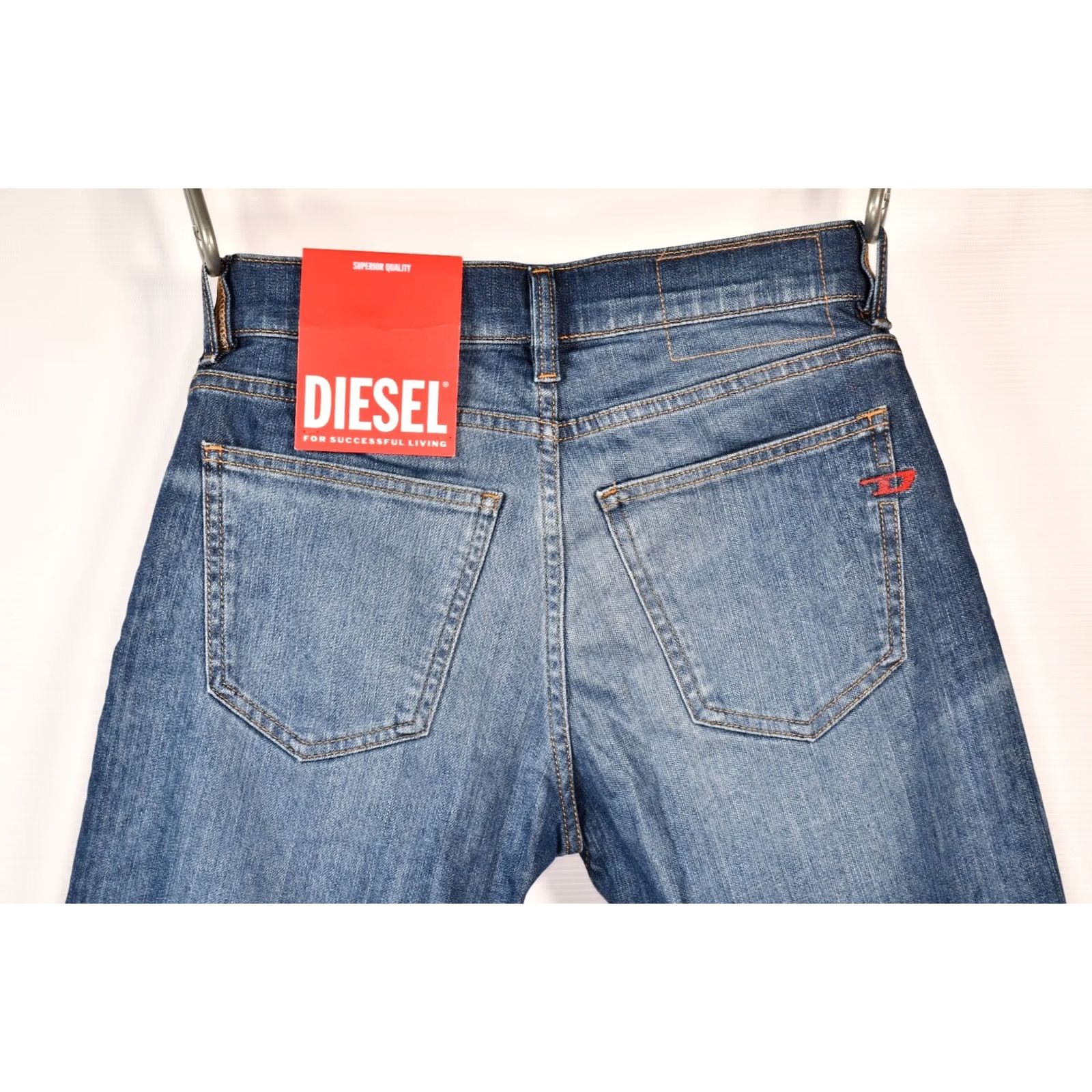 Diesel Diesel Jeans Slim Men W28/L30 D-Strukt 2019 Blue 99% Cotton 1% Elastane Skinny 5 Pocket Size US 28 / EU 44 - 4 Thumbnail