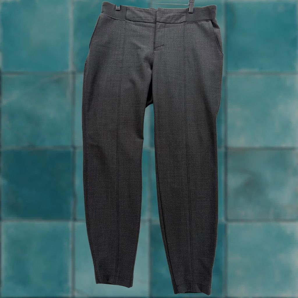 Athleta Athleta Pants Womens 10 Gray Wool Blend Jogger Tapered Casual Workwear Size 32" / US 10 / IT 46 - 1 Thumbnail