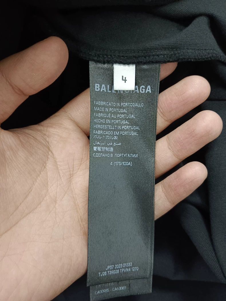 Balenciaga Balenciaga Classic post-it notes loose short sleeve T-shir Size US M / EU 48-50 / 2 - 4 Thumbnail
