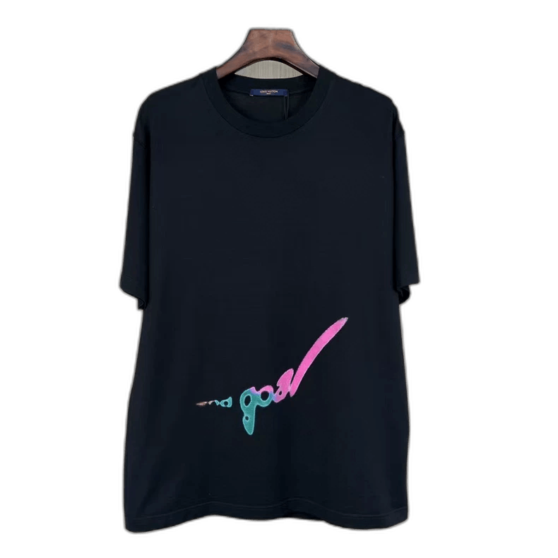 Louis Vuitton Neon Print Short Sleeve Tee-yf