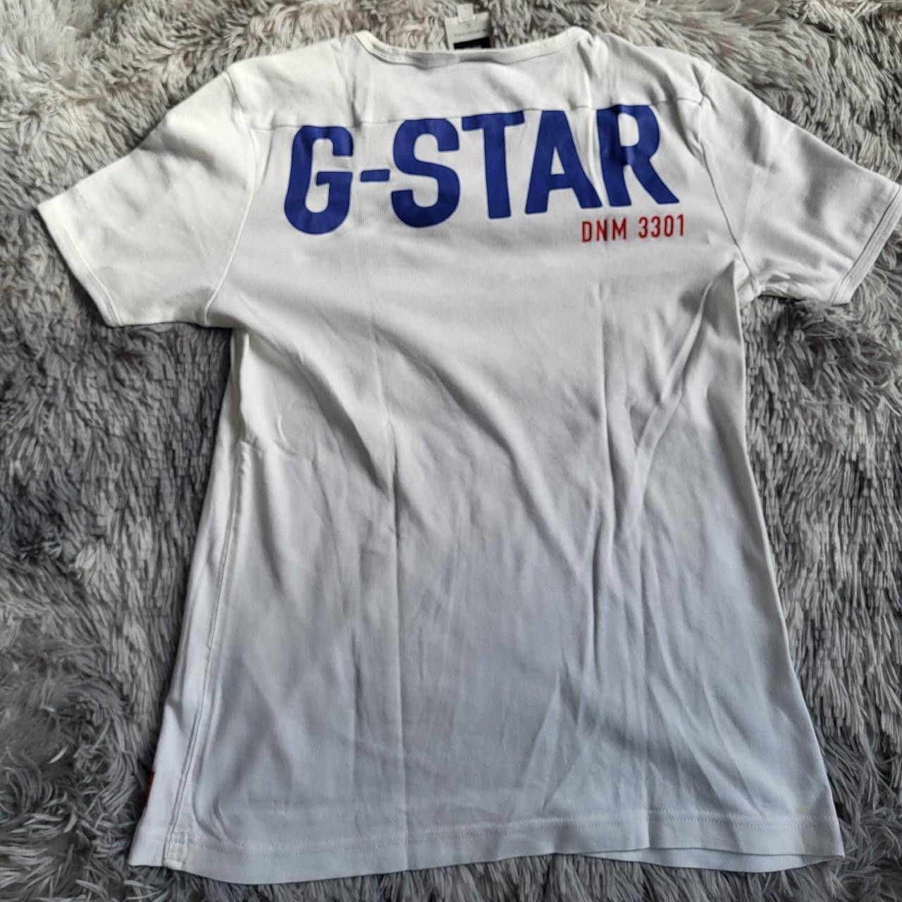 G-Star G-Star RAW Men's White T-shirt - Size L Size US L / EU 52-54 / 3 - 2 Thumbnail