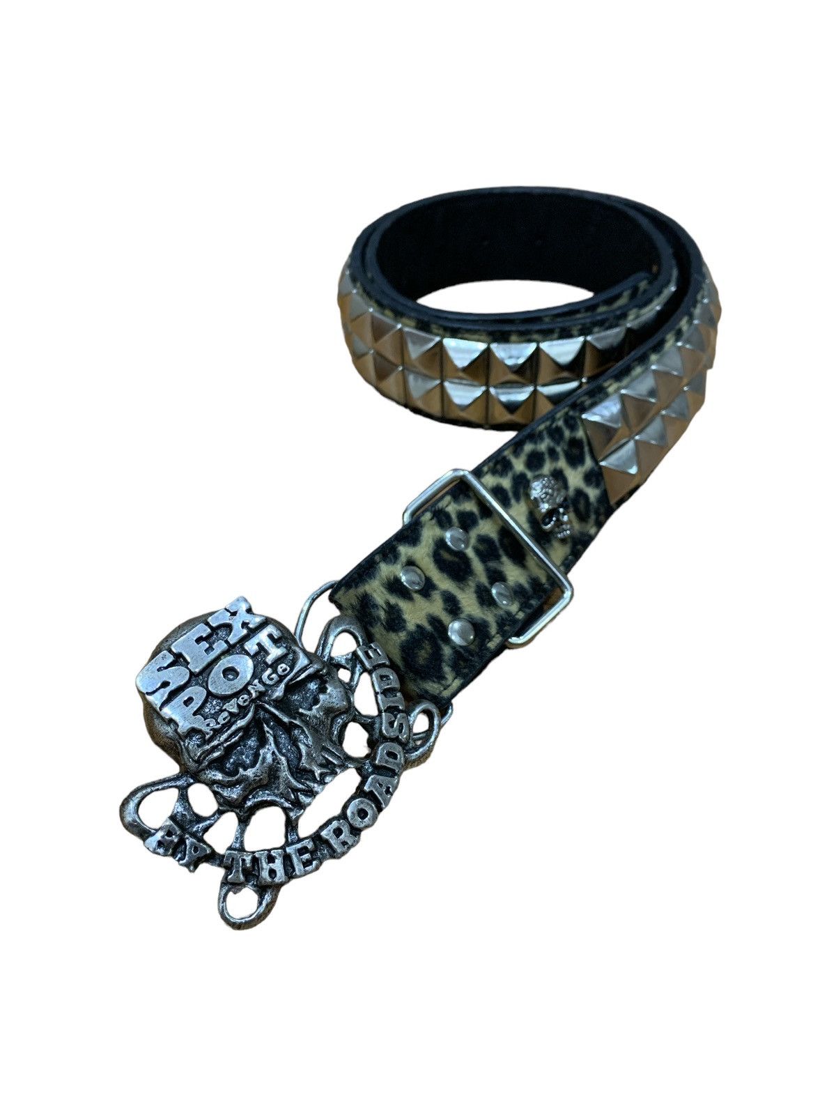 Japanese Brand SEX POT REVENGE SKULLS STUDDED LEOPARD PRINT