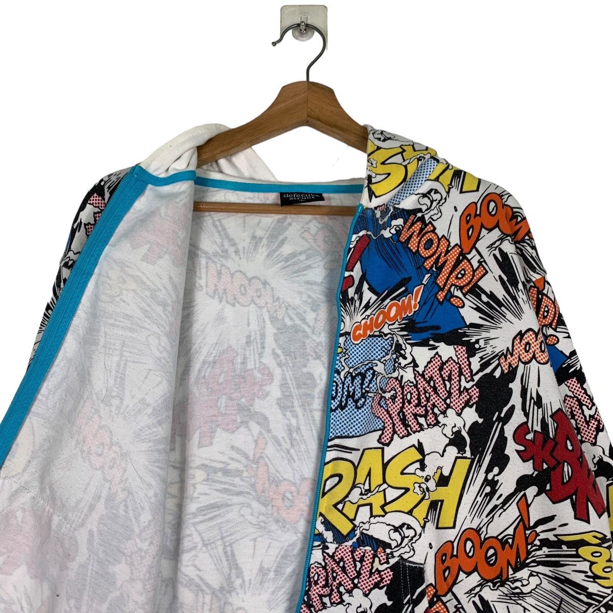 Japanese Brand DEFECTIVE STRUCT Fullprint Comics Zipper Hoodies #0578-C26 Size US L / EU 52-54 / 3 - 10 Thumbnail