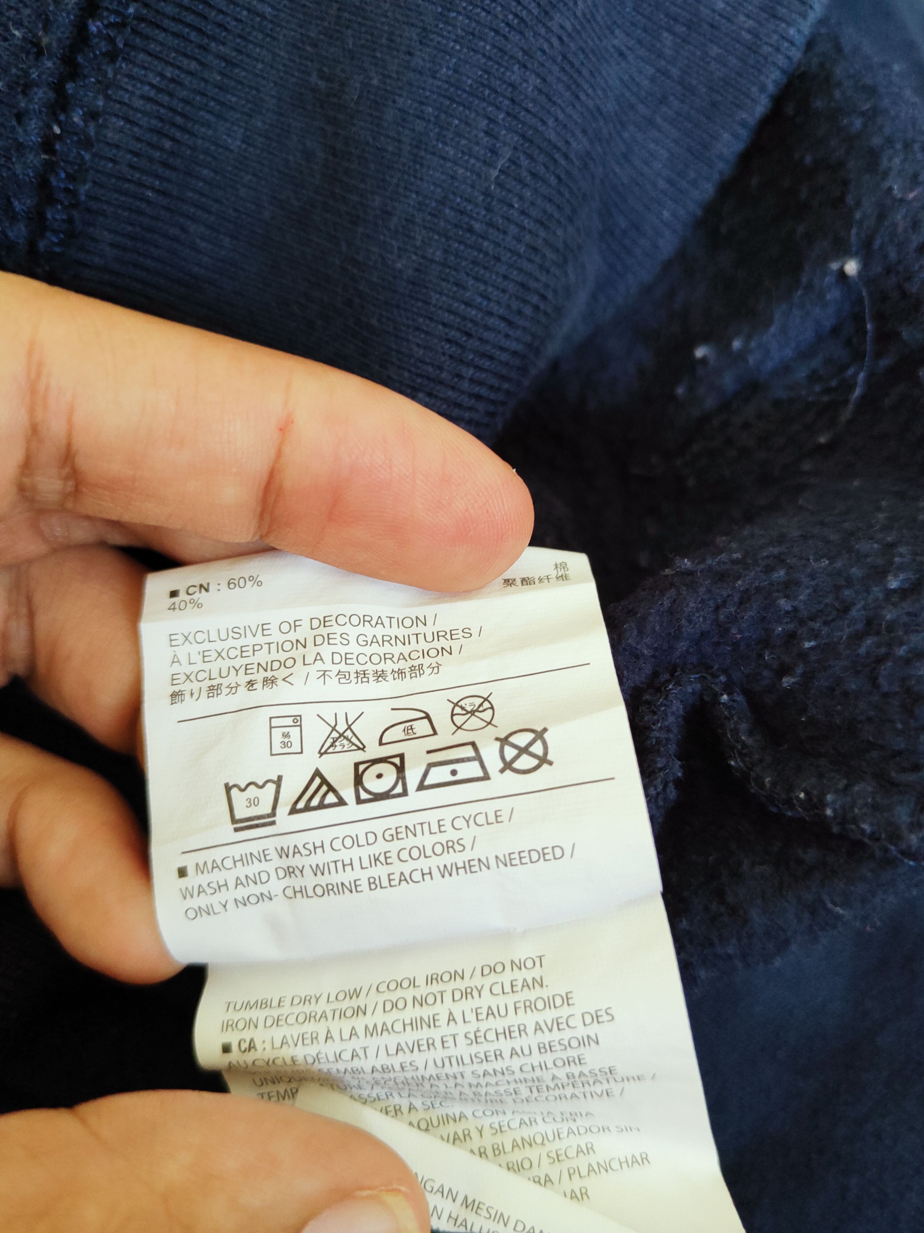 Japanese Brand Old Navy Dark Blue Hoodie Sweaters #W421 Size US XS / EU 42 / 0 - 12 Thumbnail