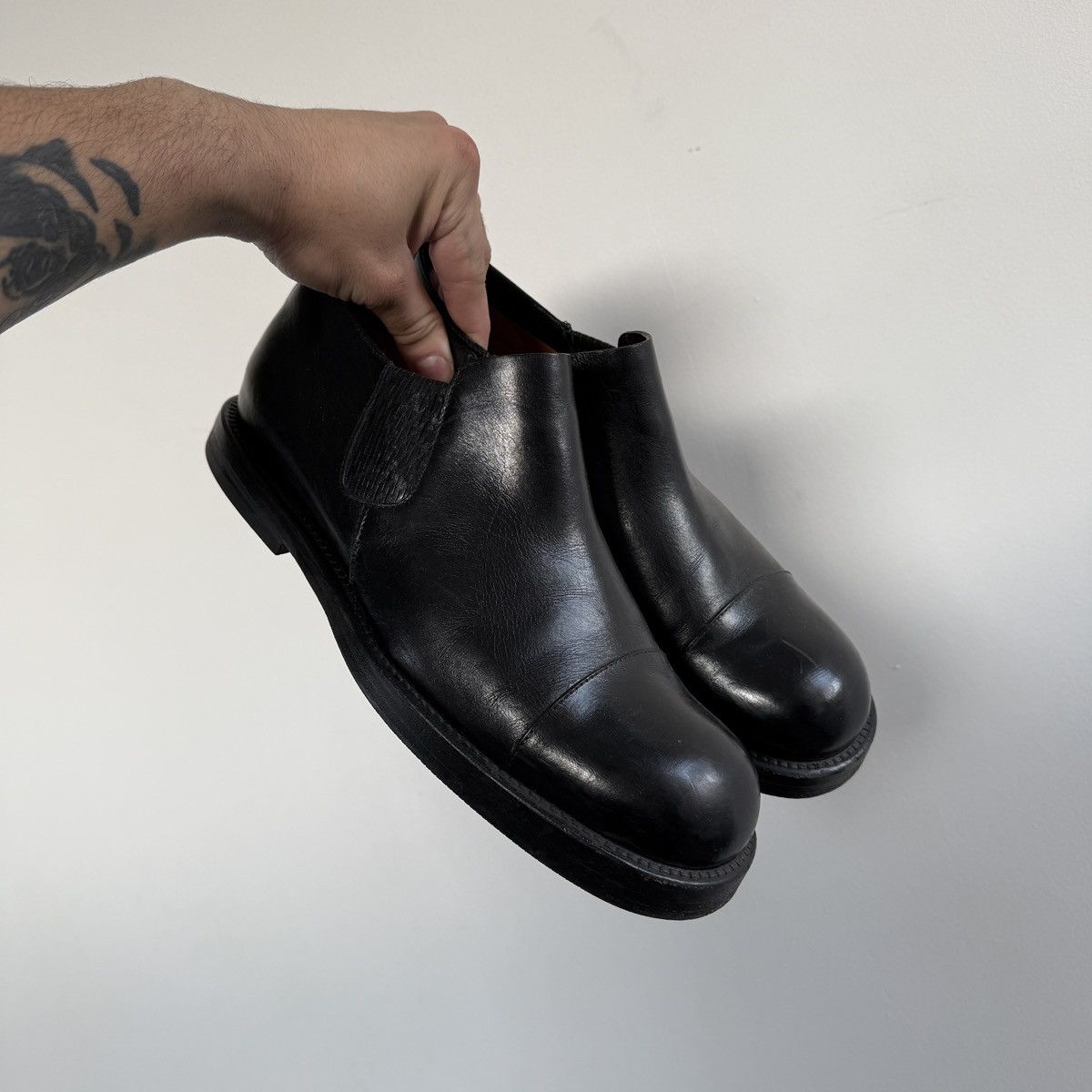 Costume National × Guidi Costume National Homme Avant Garde Boots 