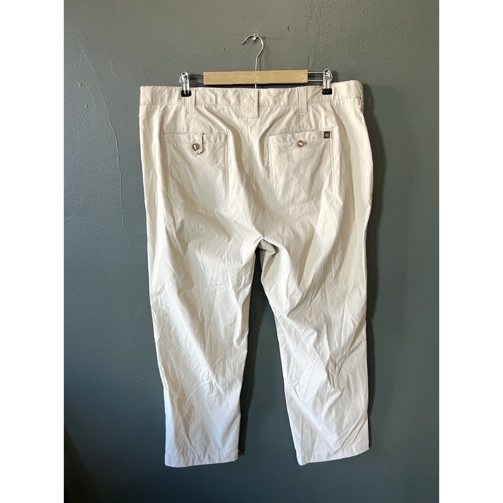 The Territory Ahead The Territory Ahead Mens Chino Pants Outdoor Hiking Ivory 40 x 30 Size 40 Regular Mens Ivory Chino Pants 40 30 Size US 40 / EU 56 - 2 Thumbnail