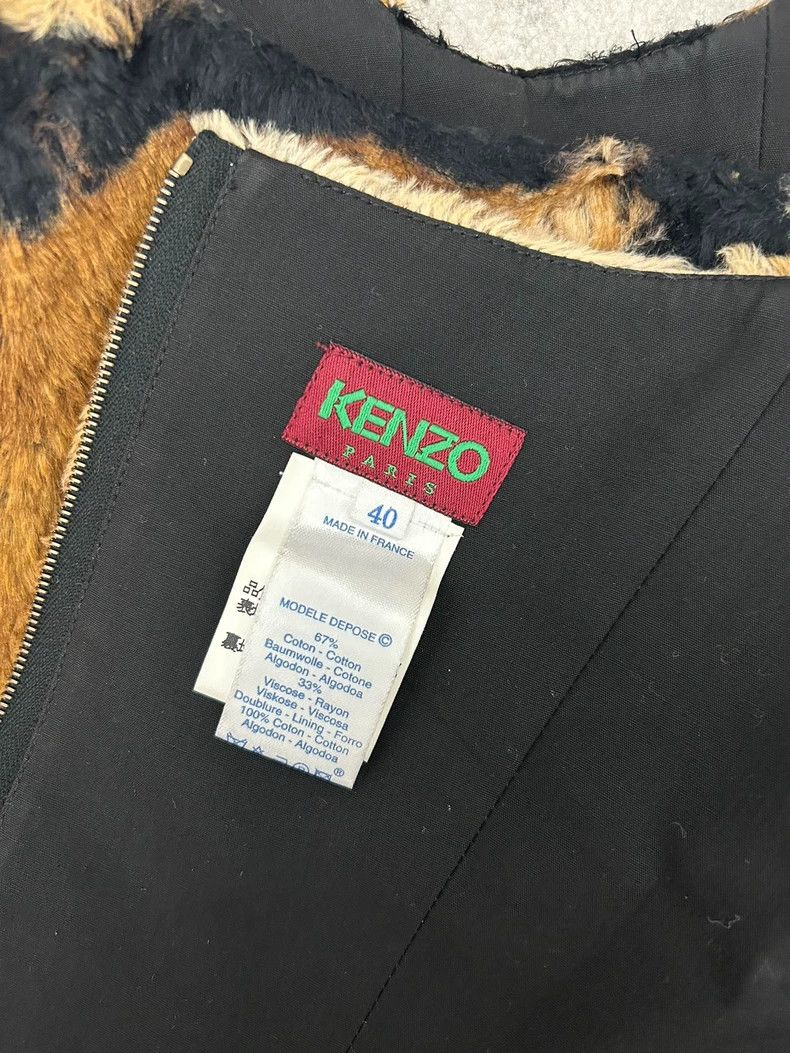 Kenzo KENZO Animal print faux fur suspenders vintage Size XS / US 0-2 / IT 36-38 - 9 Thumbnail