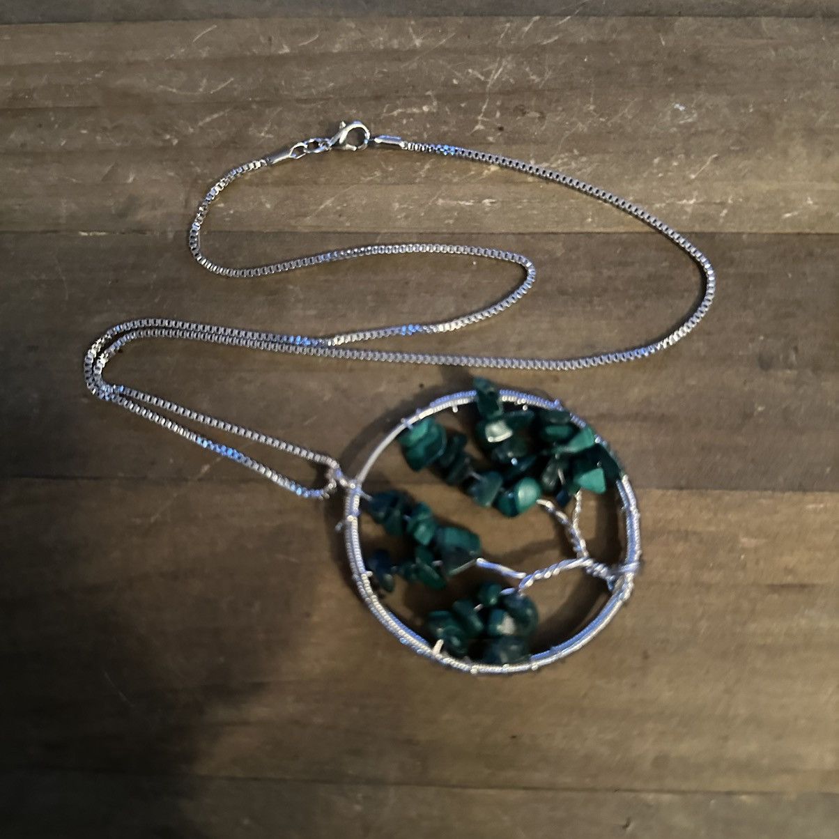 Other Malachite Tree of Life pendant necklace Size ONE SIZE - 2 Thumbnail