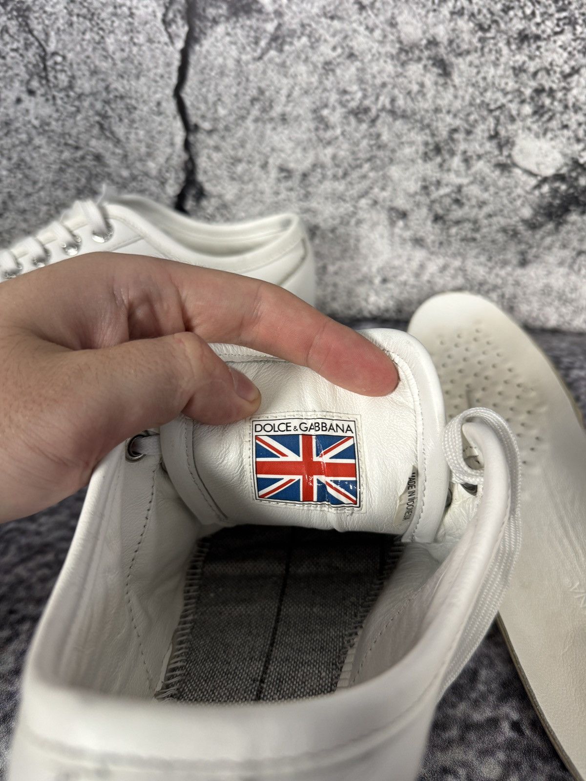 Dolce & Gabbana Men’s Dolce & Gabbana White Leather Trainers Sneakers Size 7 Size US 7 / EU 40 - 9 Thumbnail