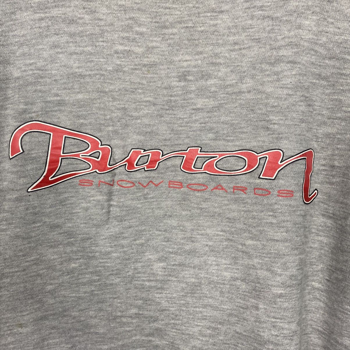 Japanese Brand 📌Vintage Sweatshirt Burton Snowboards Big Logo Size US L / EU 52-54 / 3 - 13 Thumbnail