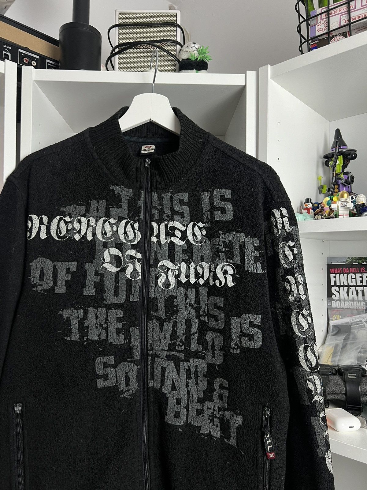 Other Vintage y2k printed avantgarde opium gunge fleece sweatshirt Size US L / EU 52-54 / 3 - 3 Thumbnail
