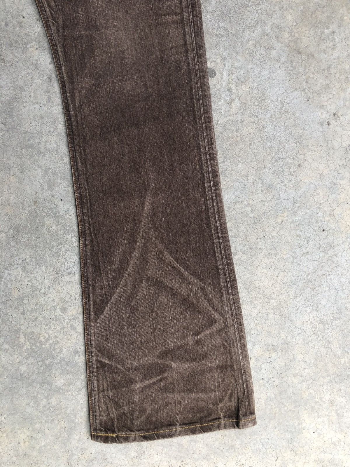 If Six Was Nine Japanese Edwin Flared Jeans Distressed Jeans Size US 34 / EU 50 - 7 Thumbnail