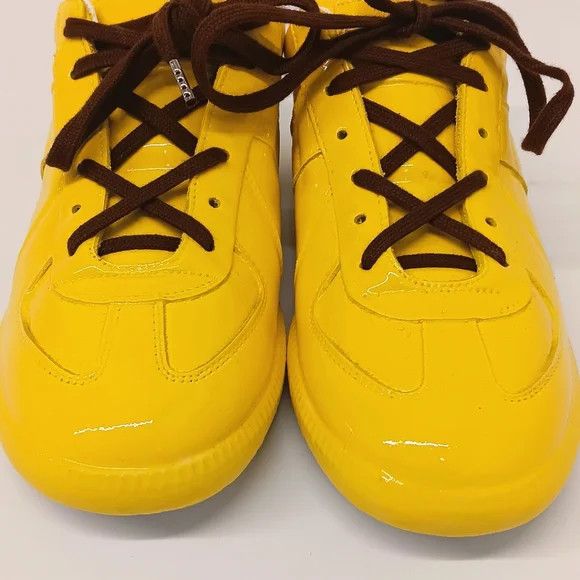 Maison Margiela Maison Margiela Yellow Patent The Replica Low Sneakers -EU39 Size US 9 / IT 39 - 9 Thumbnail