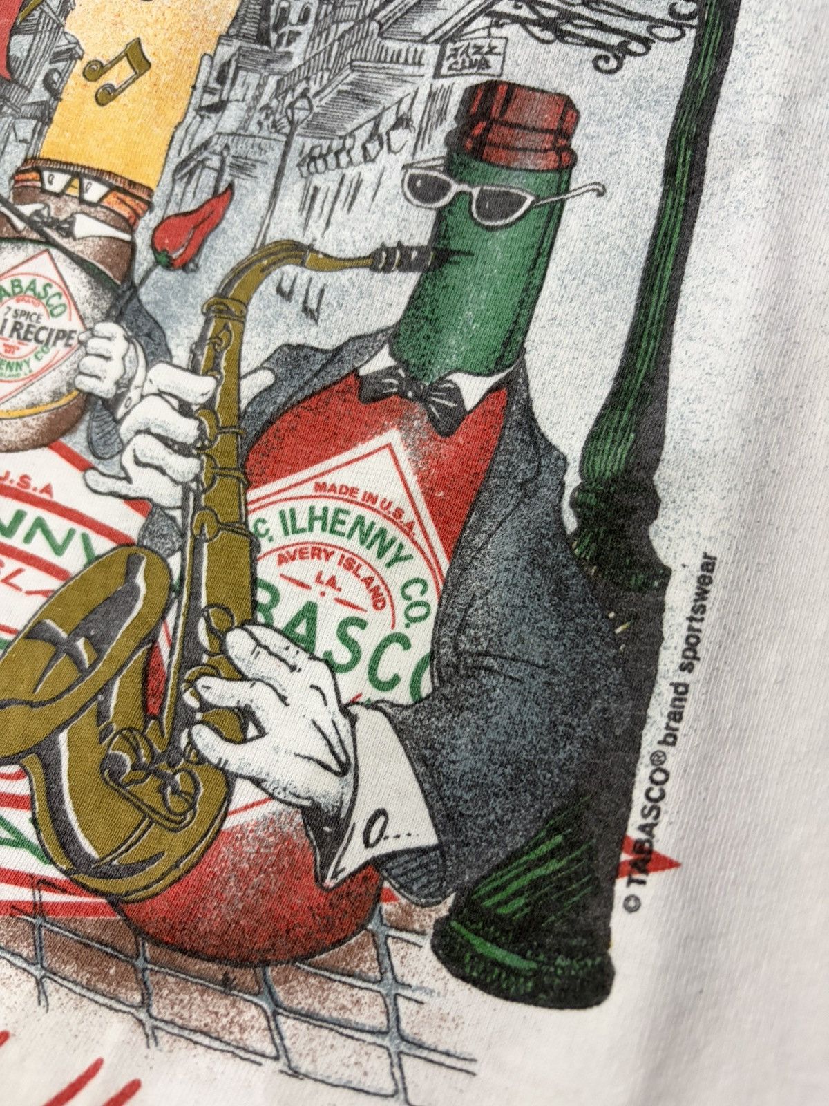 Tabasco Vintage Red Hot Jazz Tabasco Promo Tee Size US XL / EU 56 / 4 - 2 Thumbnail