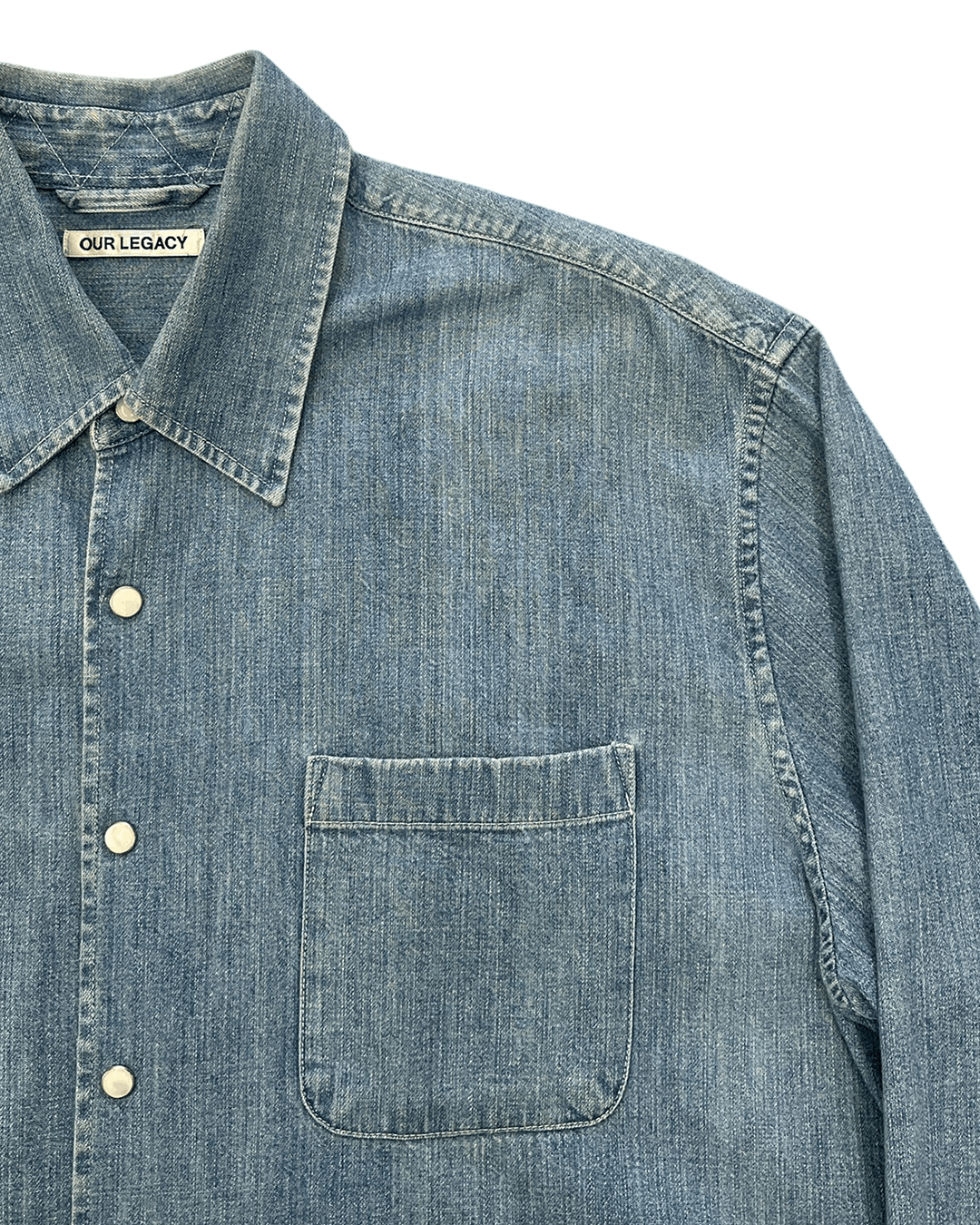 Our Legacy Our Legacy Above Vintage Denim Shirt Size US M / EU 48-50 / 2 - 7 Thumbnail