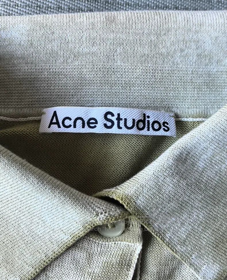 Acne Studios Acne Studios Long-sleeved knitted Polo shirt Size US M / EU 48-50 / 2 - 4 Thumbnail