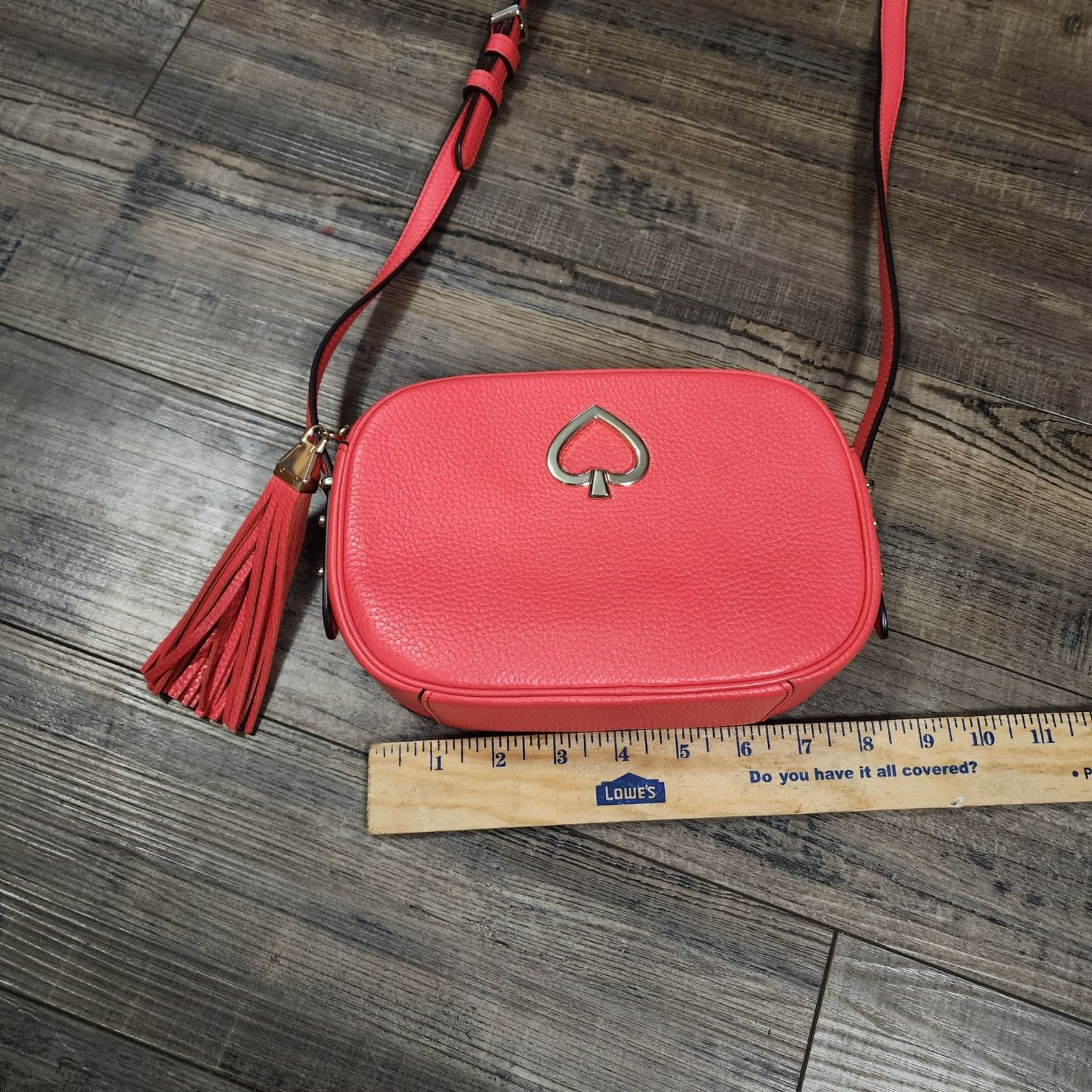 Kate Spade Kate Spade Kourtney Pebbled Leather Crossbody Coral Bag Size ONE SIZE - 3 Thumbnail